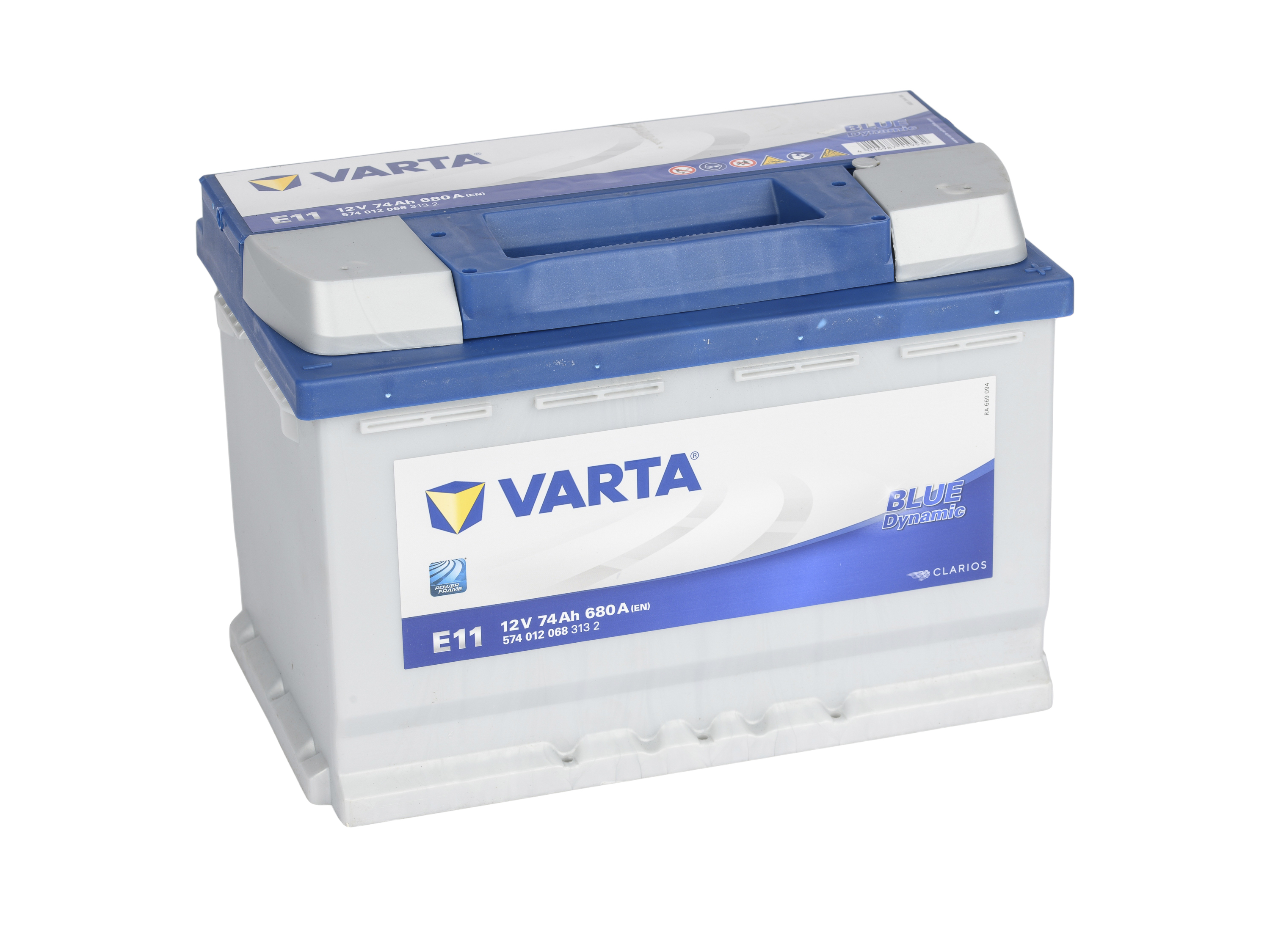 VARTA Battery Blue Dynamic E11 574.012.068 12V/60AH