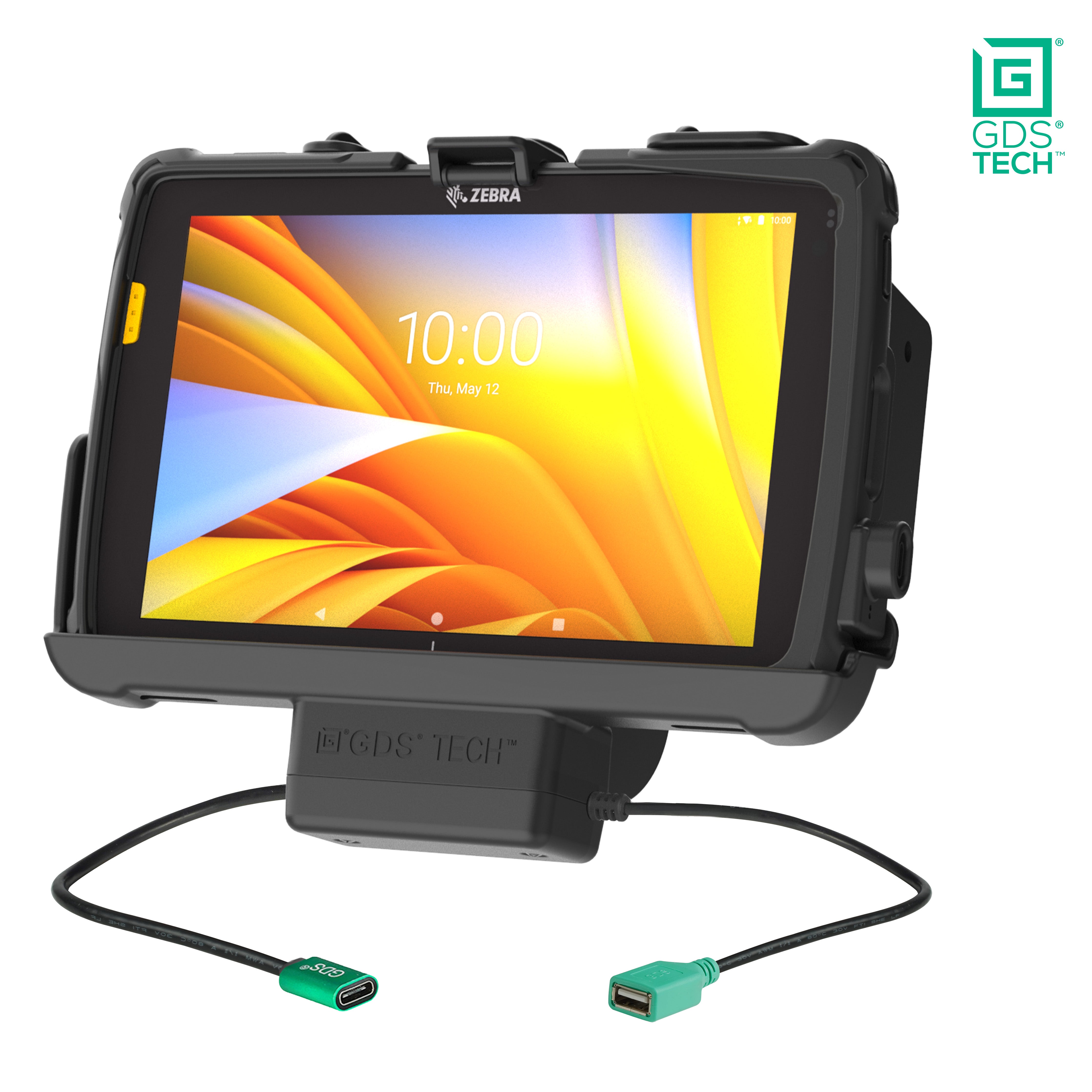 GDS® voedings- + datadock voor Zebra ET4x 8" met IntelliSkin®