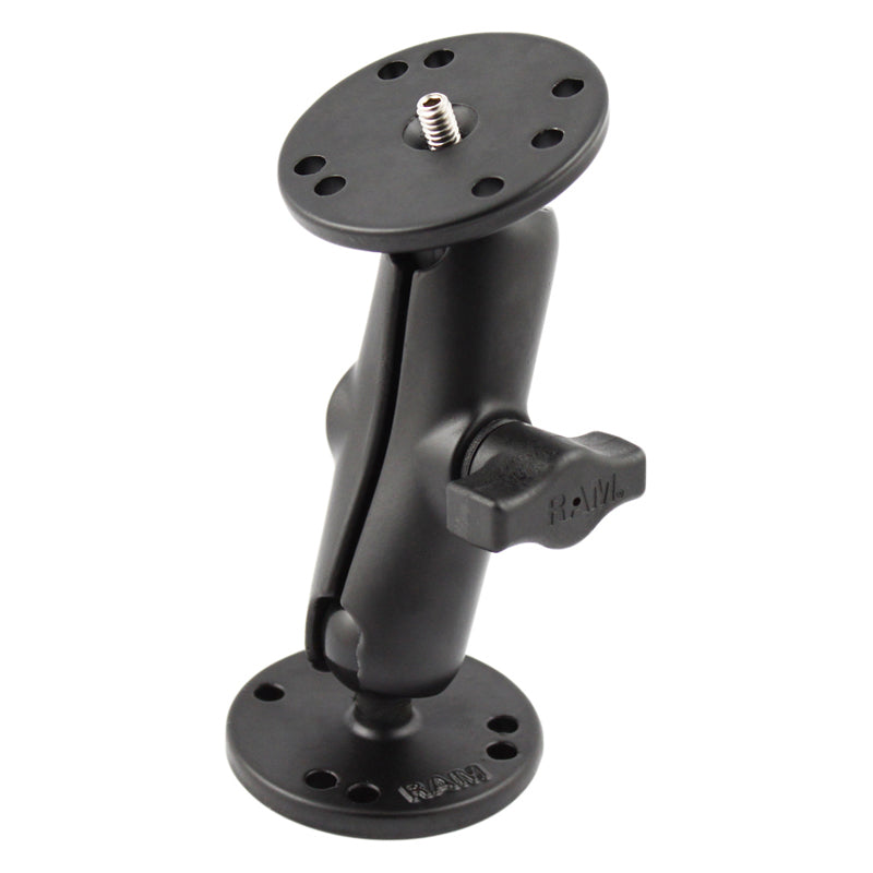RAM® double ball mount with 1/4"-20 male thread - B-size medium