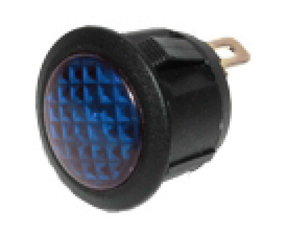 Controlelicht LED 12V blauw