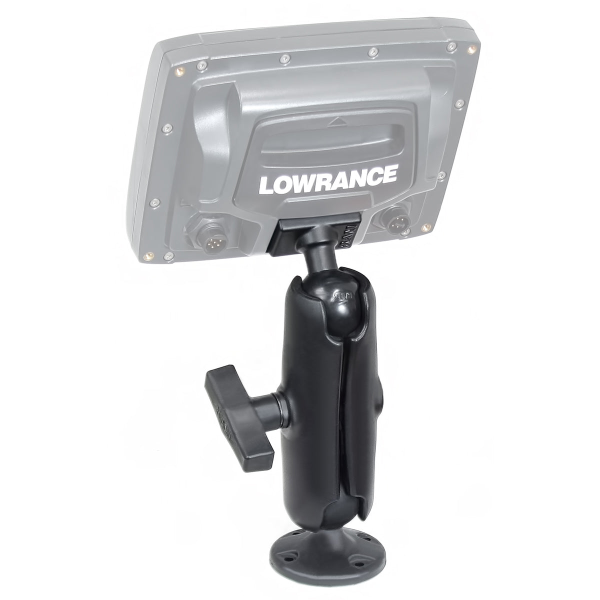 RAM® composiet dubbele kogelhouder voor Lowrance Elite-5, Mark-5 en meer