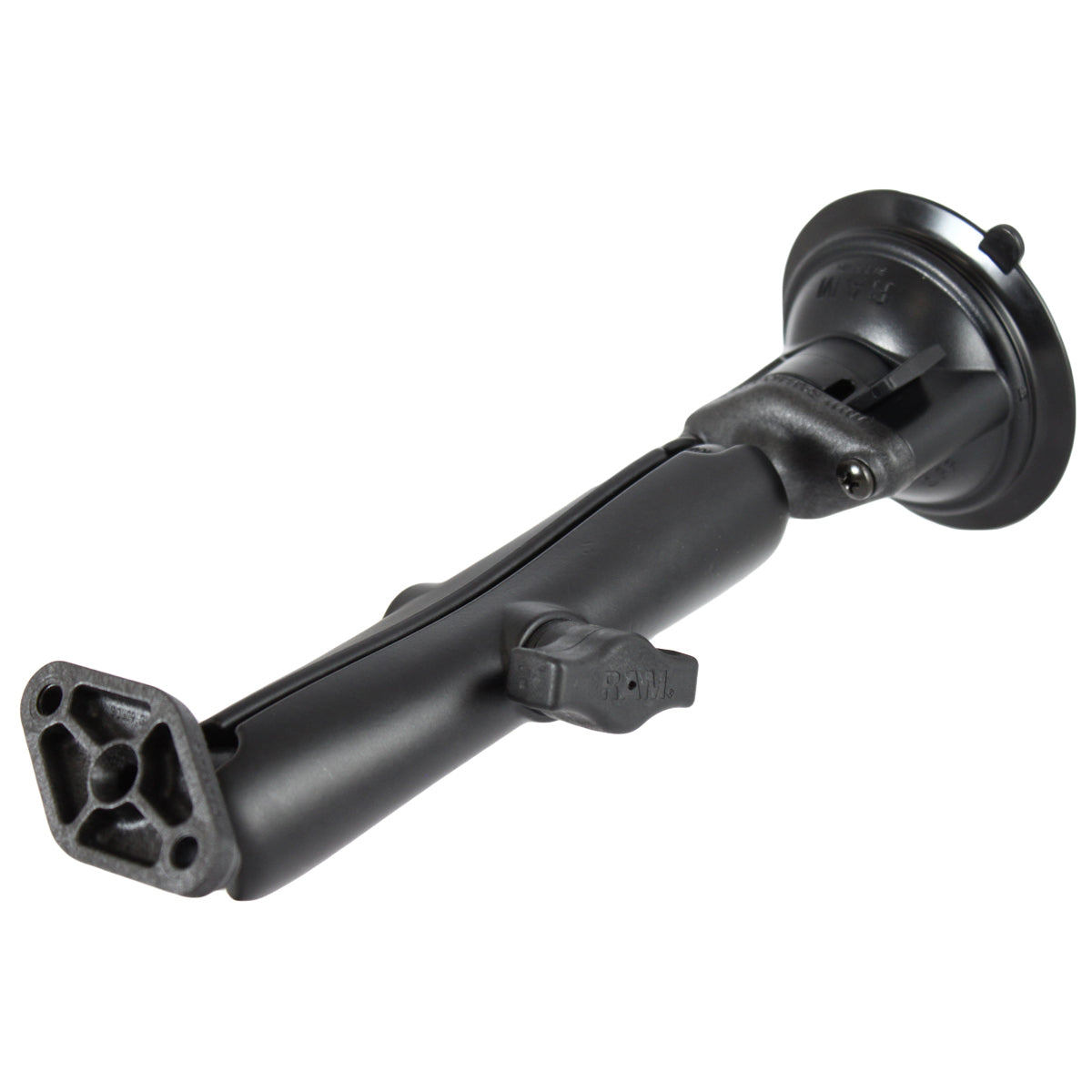 RAM® Twist-Lock™ support à double rotule à ventouse composite - long