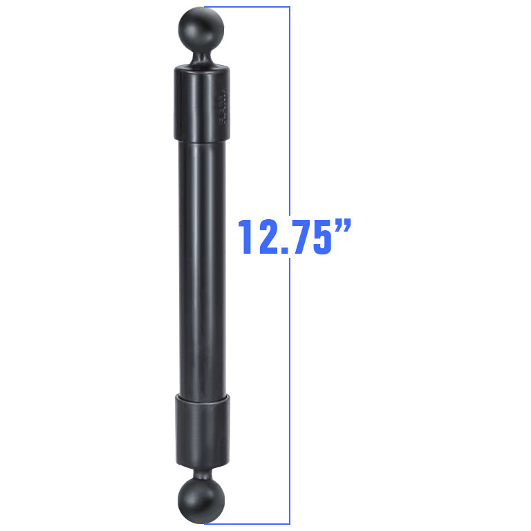 RAM® 12.75" PVC-buisverlengstuk met kogeluiteinden