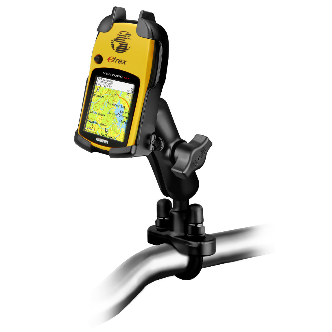 RAM® U-bout dubbele kogelhouder voor Garmin eTrex Legend Color en meer