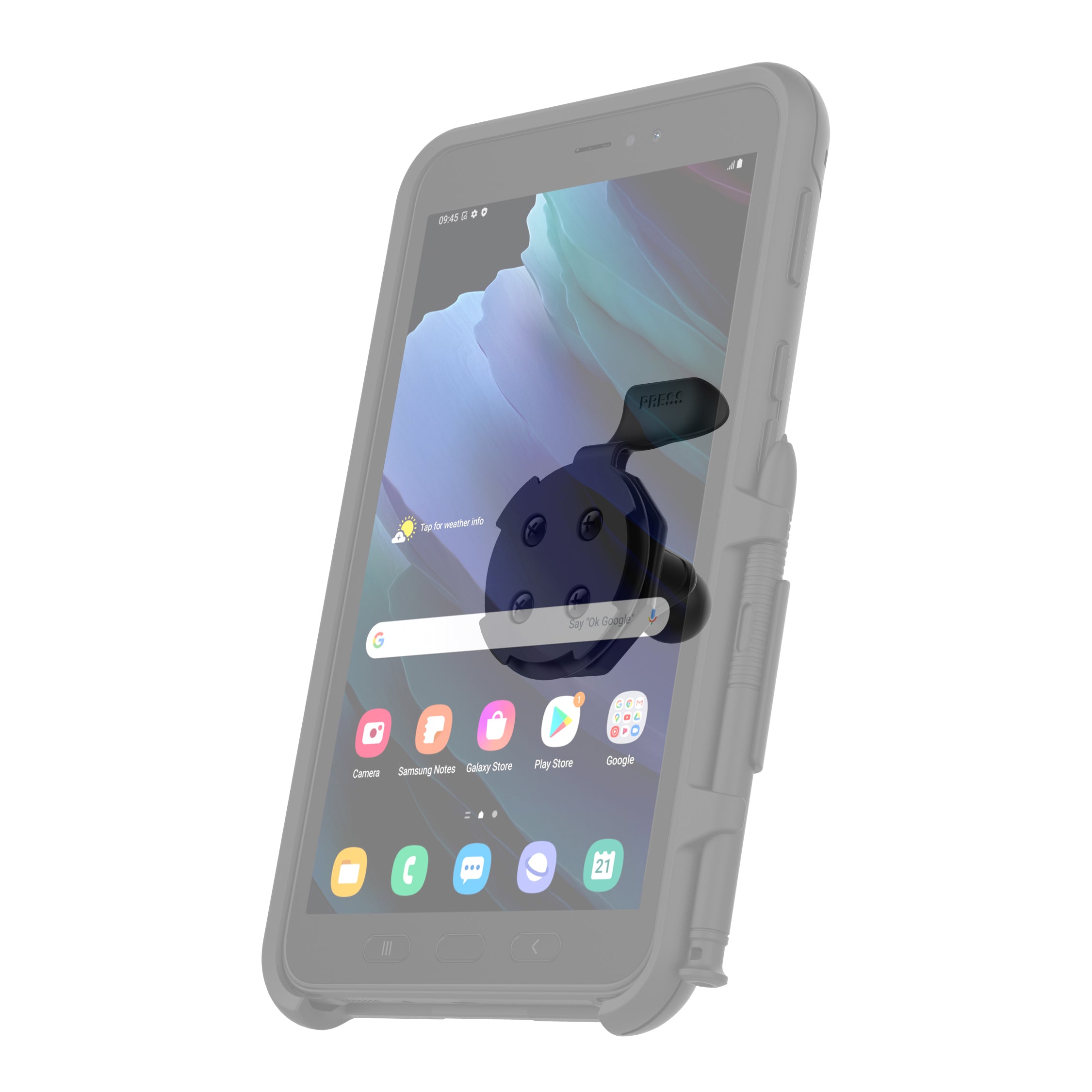 RAM® snelontgrendeladapter met kogel voor OtterBox uniVERSE tablethoezen