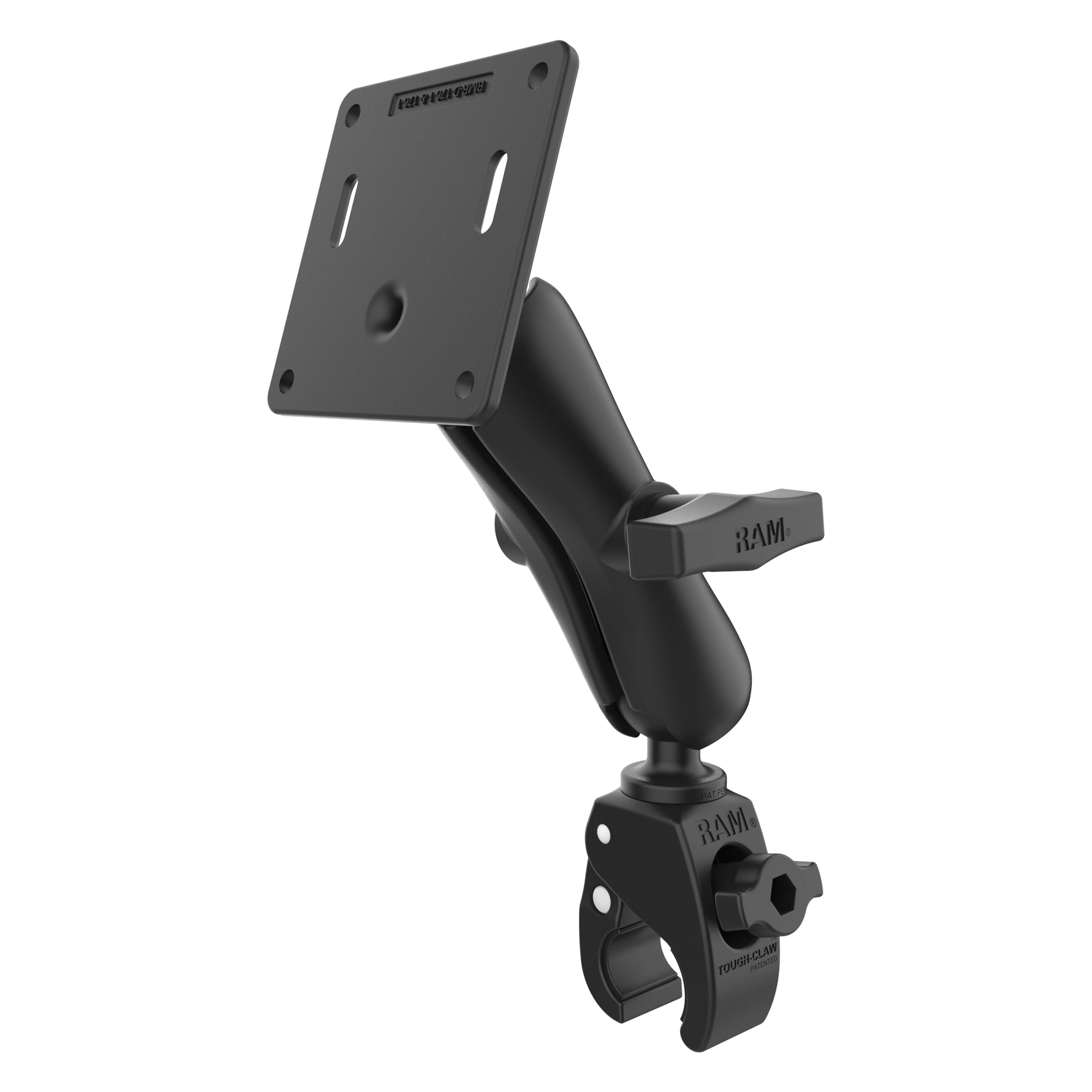 RAM® Tough-Claw™ kleine klemhouder met 75x75mm VESA plaat - Medium