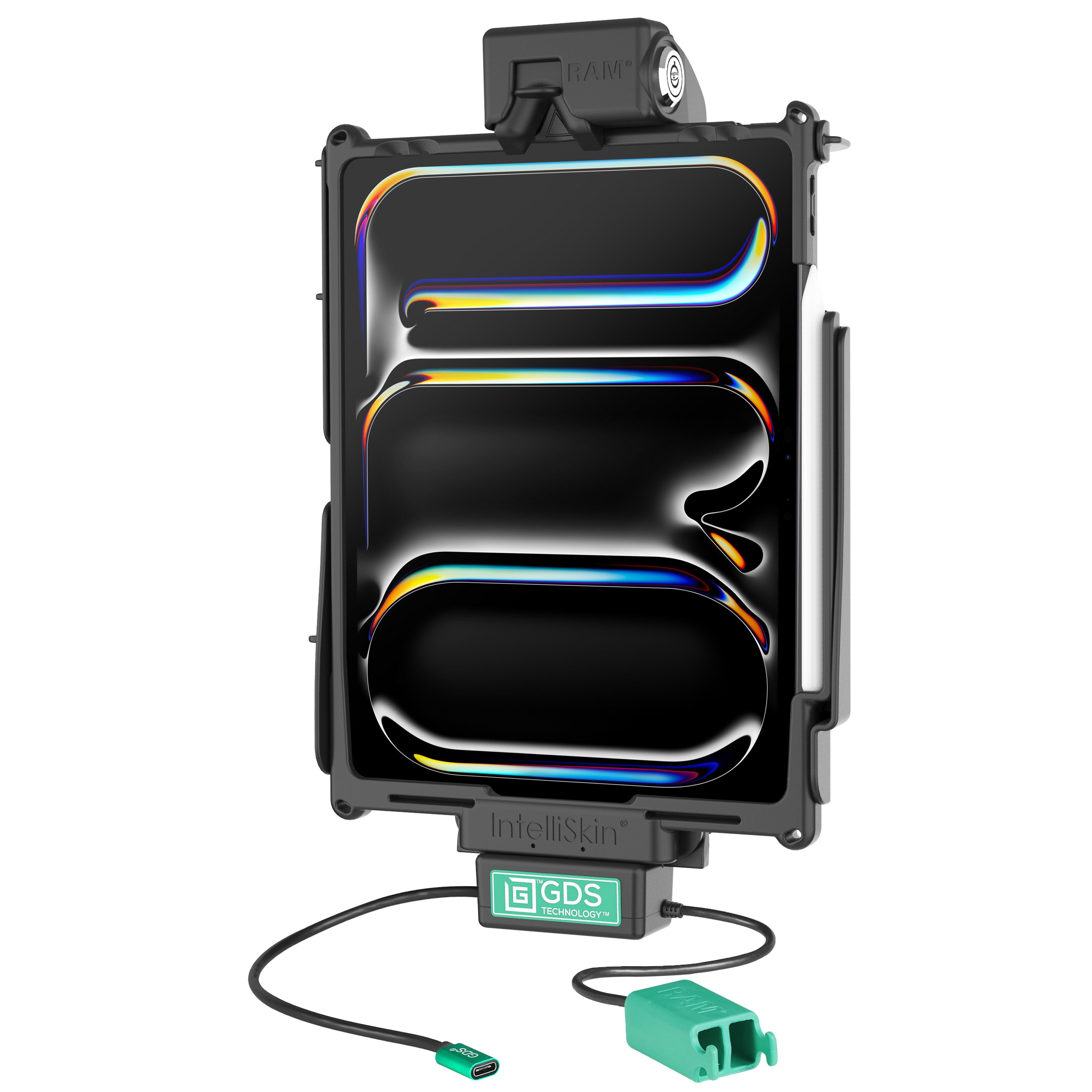 Vergrendelbare GDS® Tough-Dock™ + dubbele USB-A voor iPad Pro 12.9, Pro 13 & Air 13