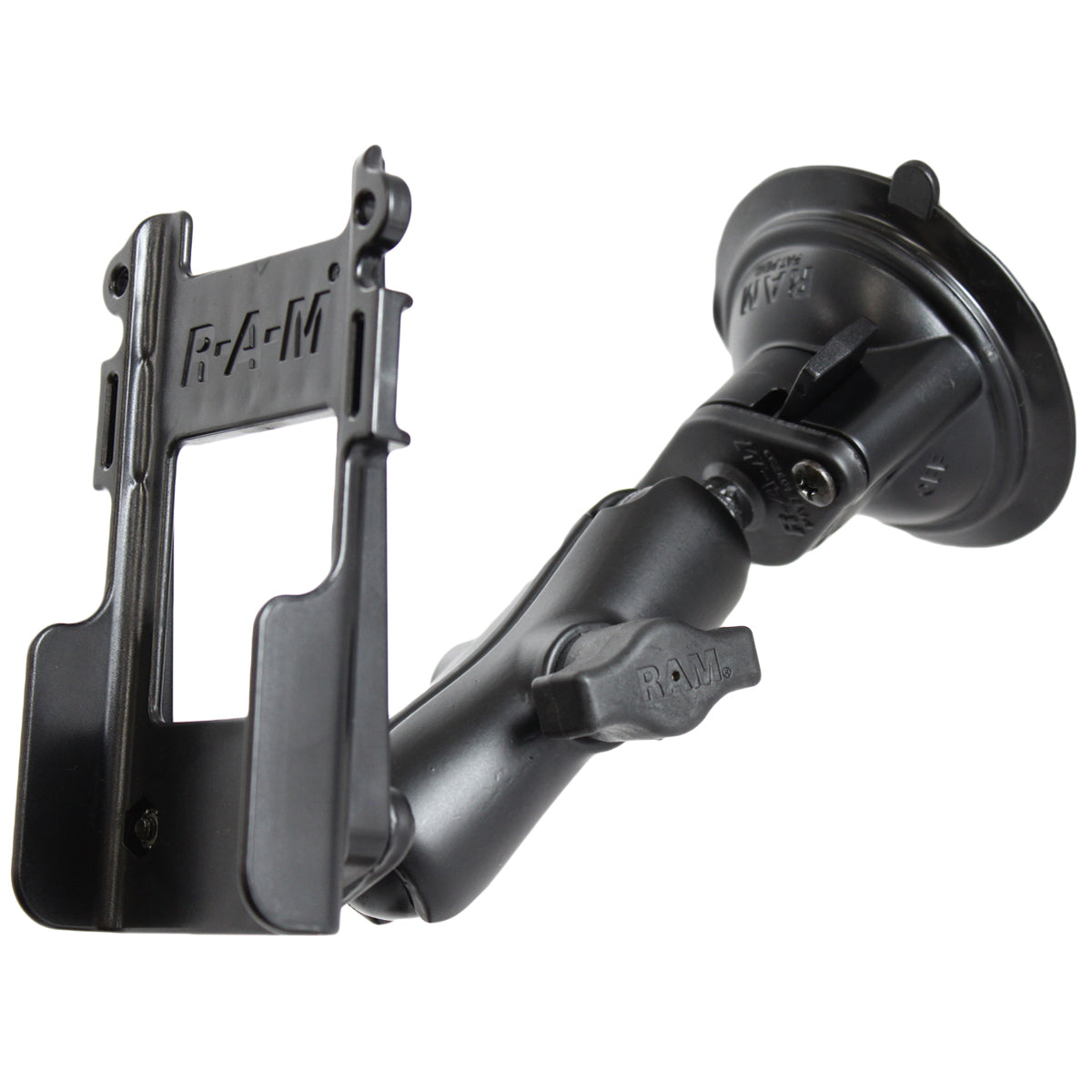 RAM® Twist-Lock™ zuignaphouder met universele riemclip-houder