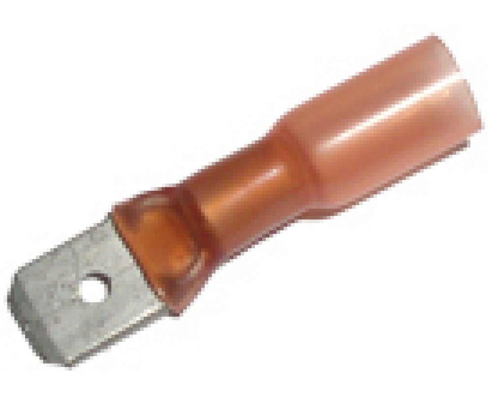 Cosse Duraseal 6,3mm languette rouge