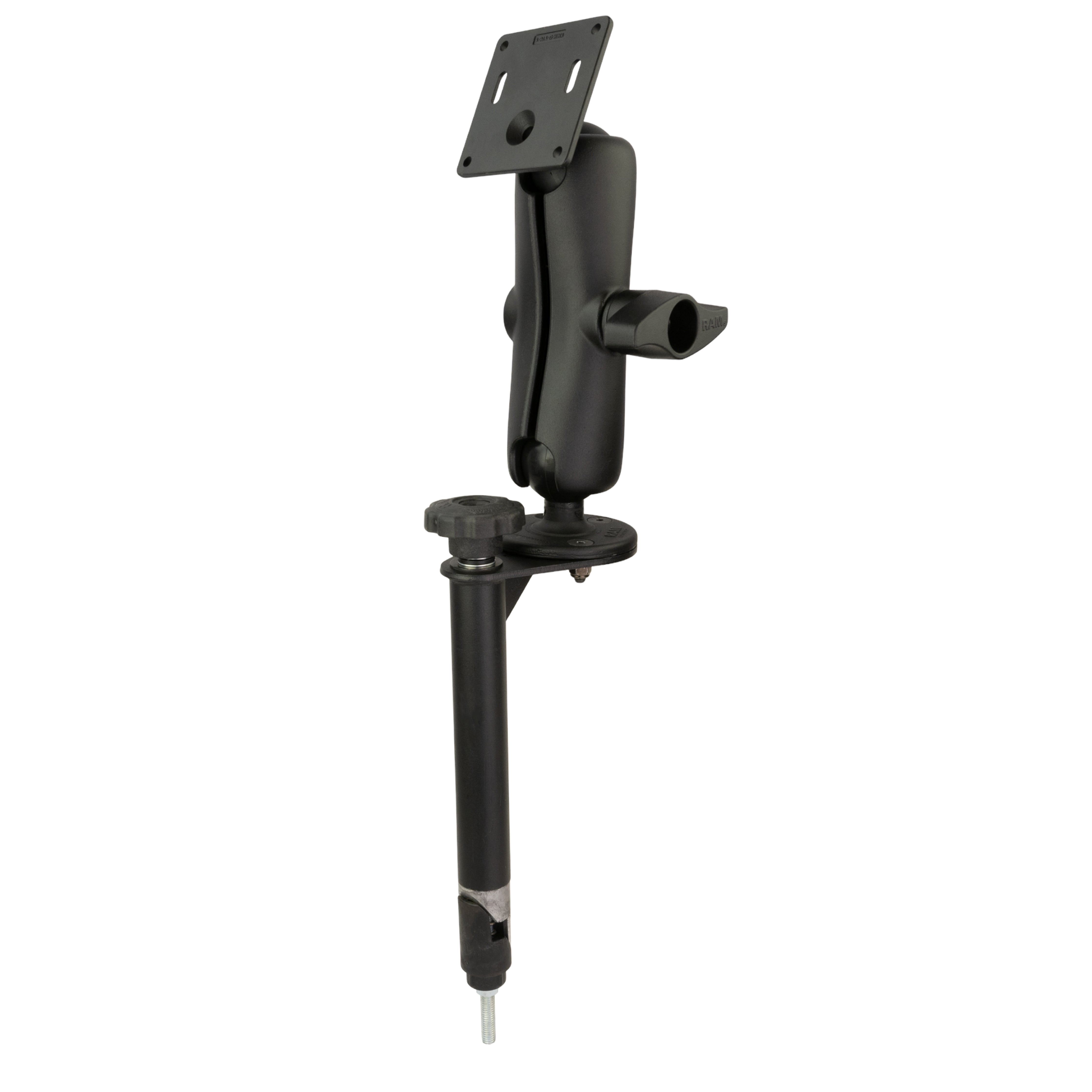 RAM® 8" bovenste flenspaal met D-formaat 75x75mm VESA houder