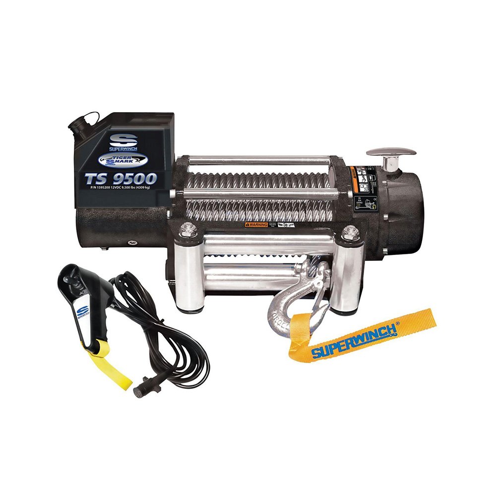 Treuil électrique SuperWinch Tigershark 4309kg 12V DC