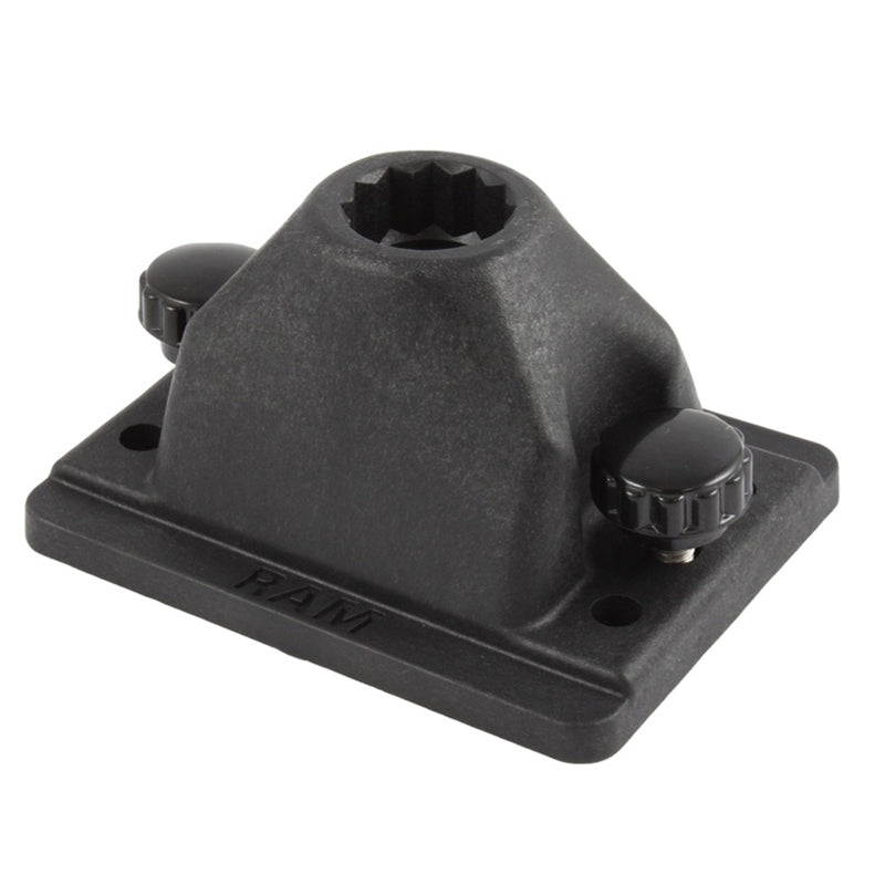 RAM ROD® dek- en railbasis met aandraaiknoppen