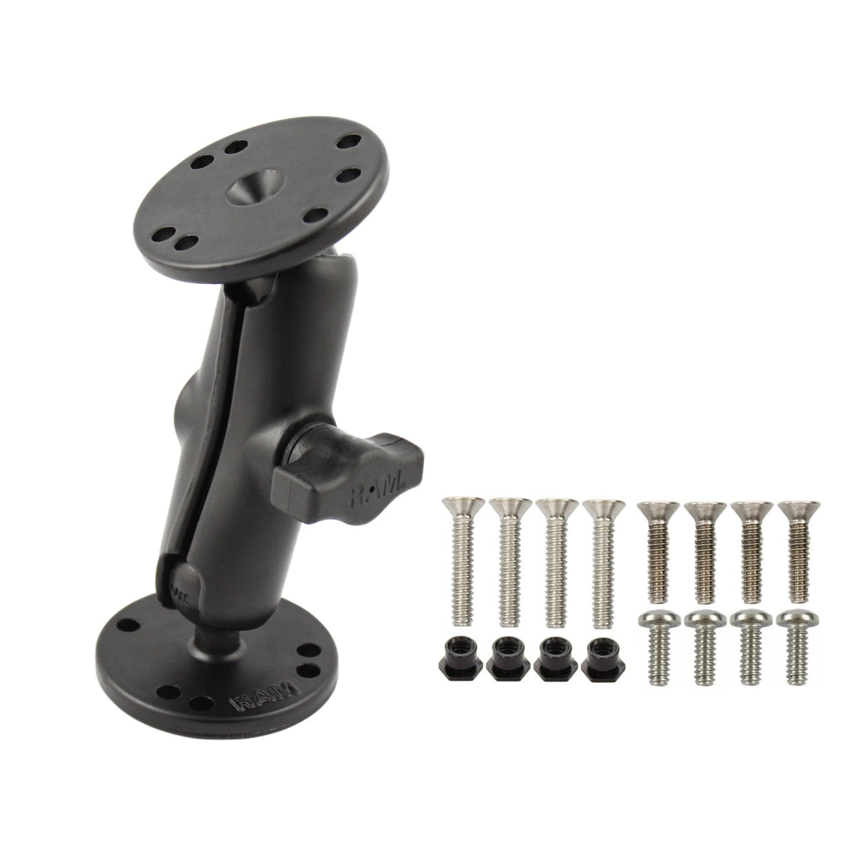 RAM® dubbele-kogelhouder met universele hardware voor Garmin GPSMAP + meer