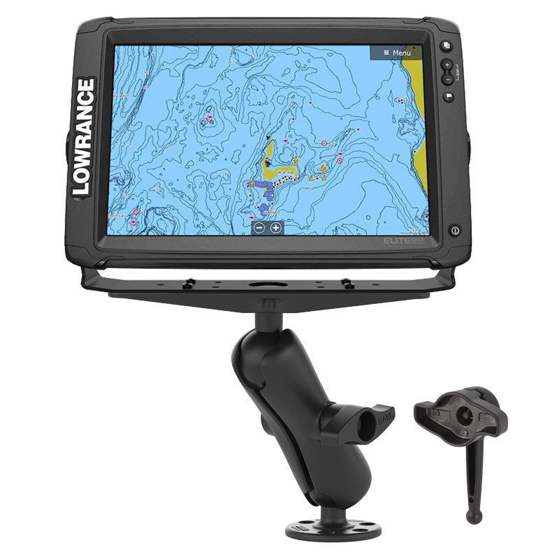 RAM® houder voor grote maritieme elektronica met RAM® Hi-Torq-sleutel - medium