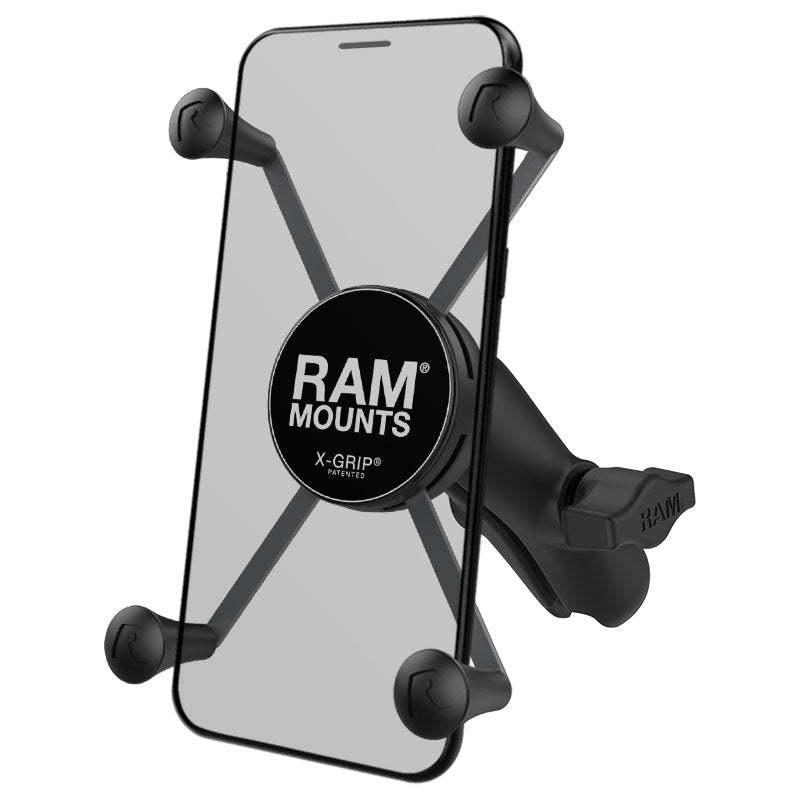 RAM® X-Grip® grote telefoonhouder met composiet dubbele komarm