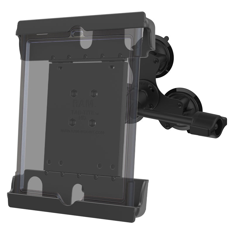 RAM® Tab-Tite™ met RAM® Twist-Lock™ drievoudige zuignap voor 9"-10.5" tablets