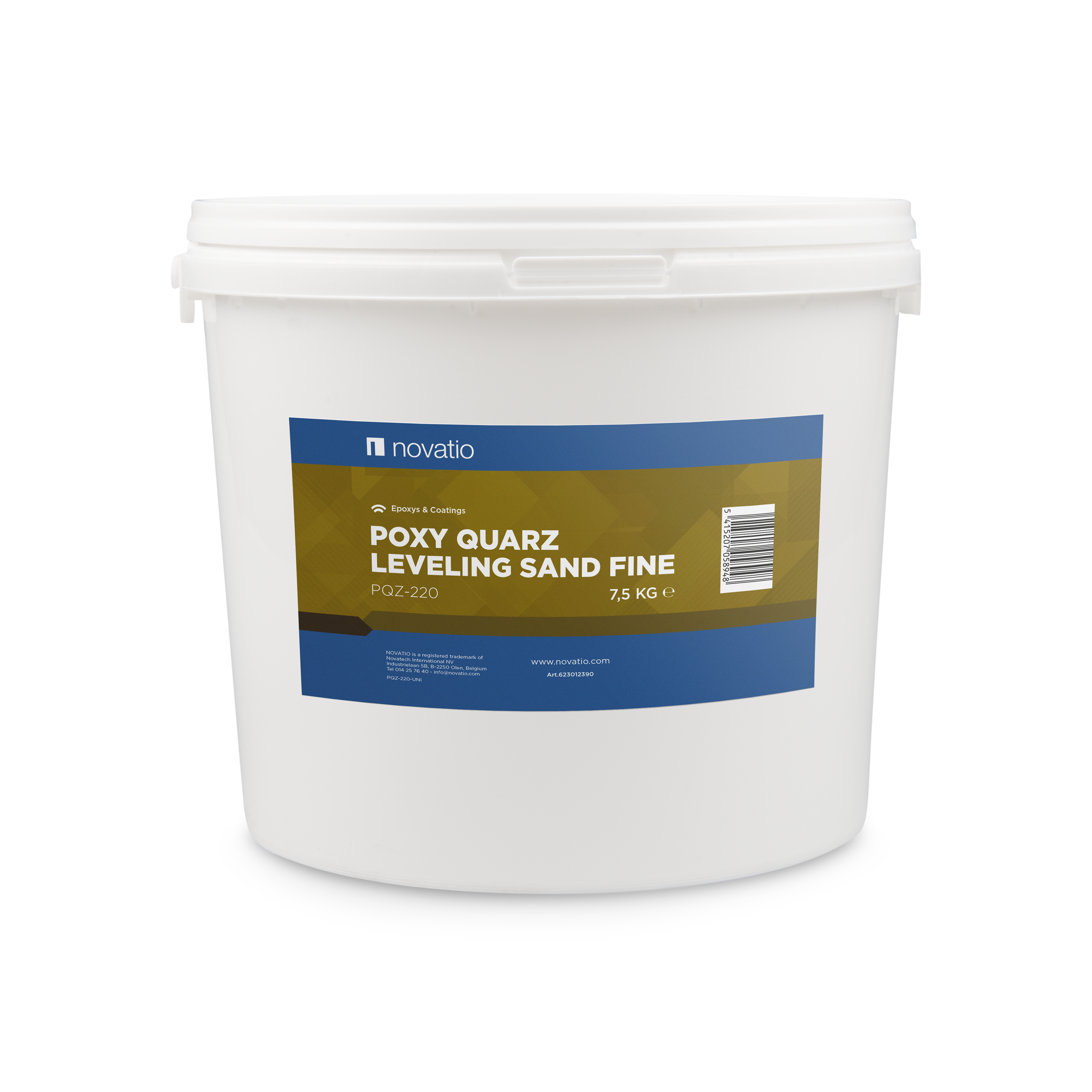 Novatio PQZ-220 Poxy Quarz Sable de nivellement - 7,5kg