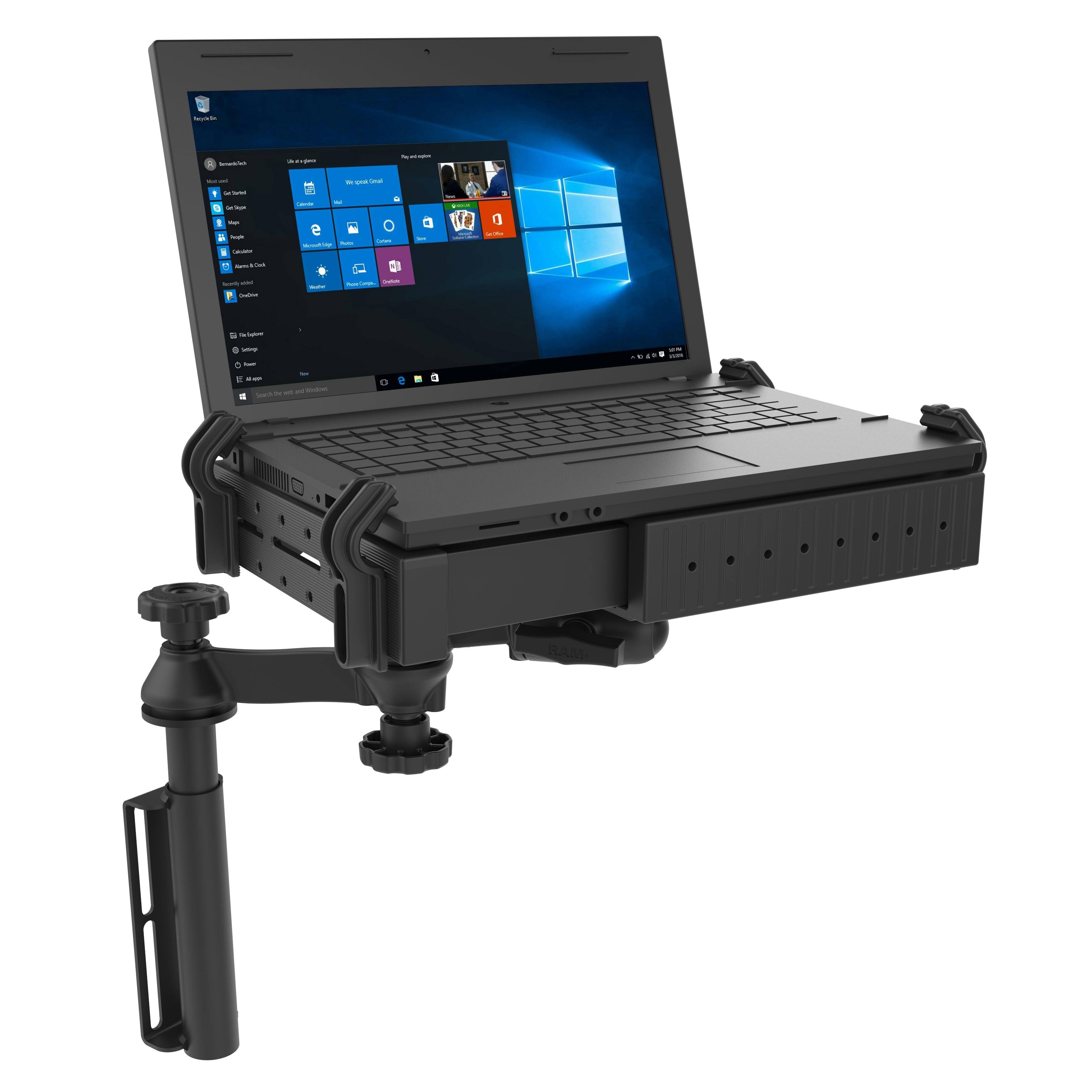 RAM® verticale Drill-Down laptophouder (Legacy)