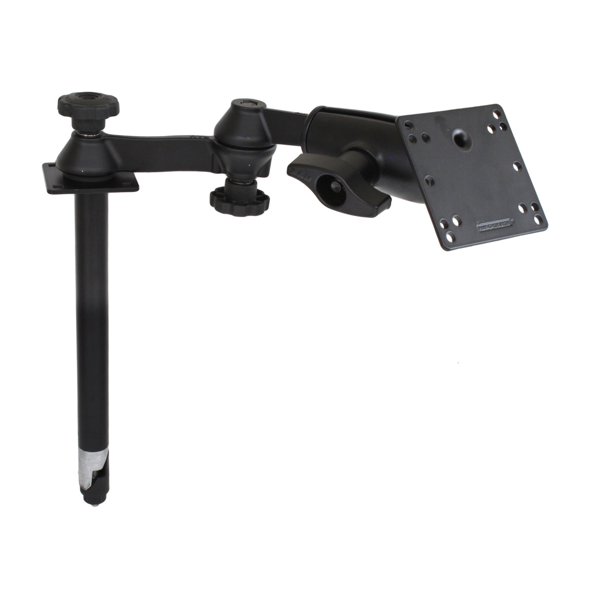 RAM® 12" bovenpaal met 100x100mm VESA-plaat