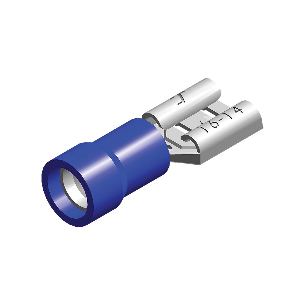 Cosse 4,8mm femelle bleu 742