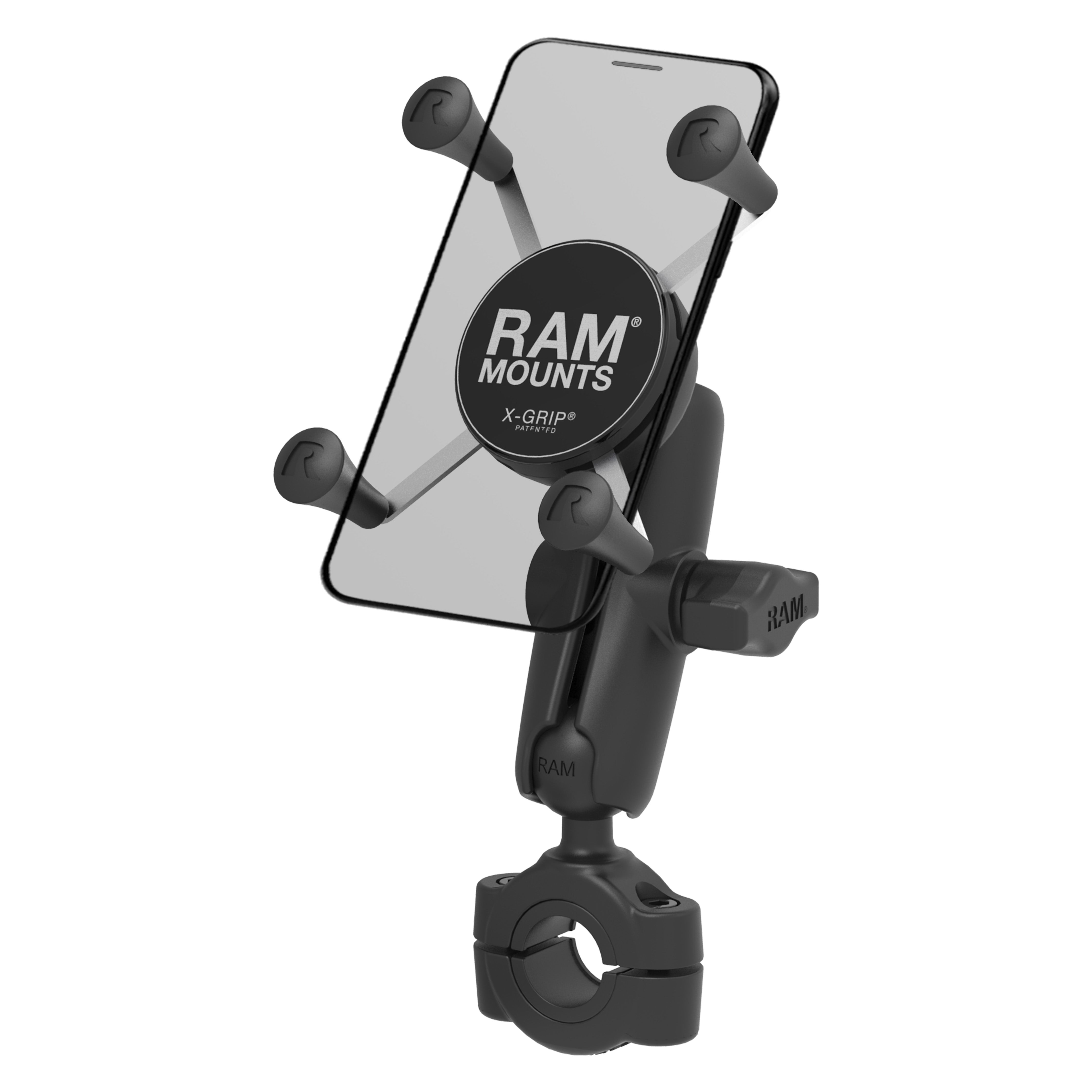 RAM® X-Grip® telefoonhouder met RAM® Torque™ medium railbasis - medium