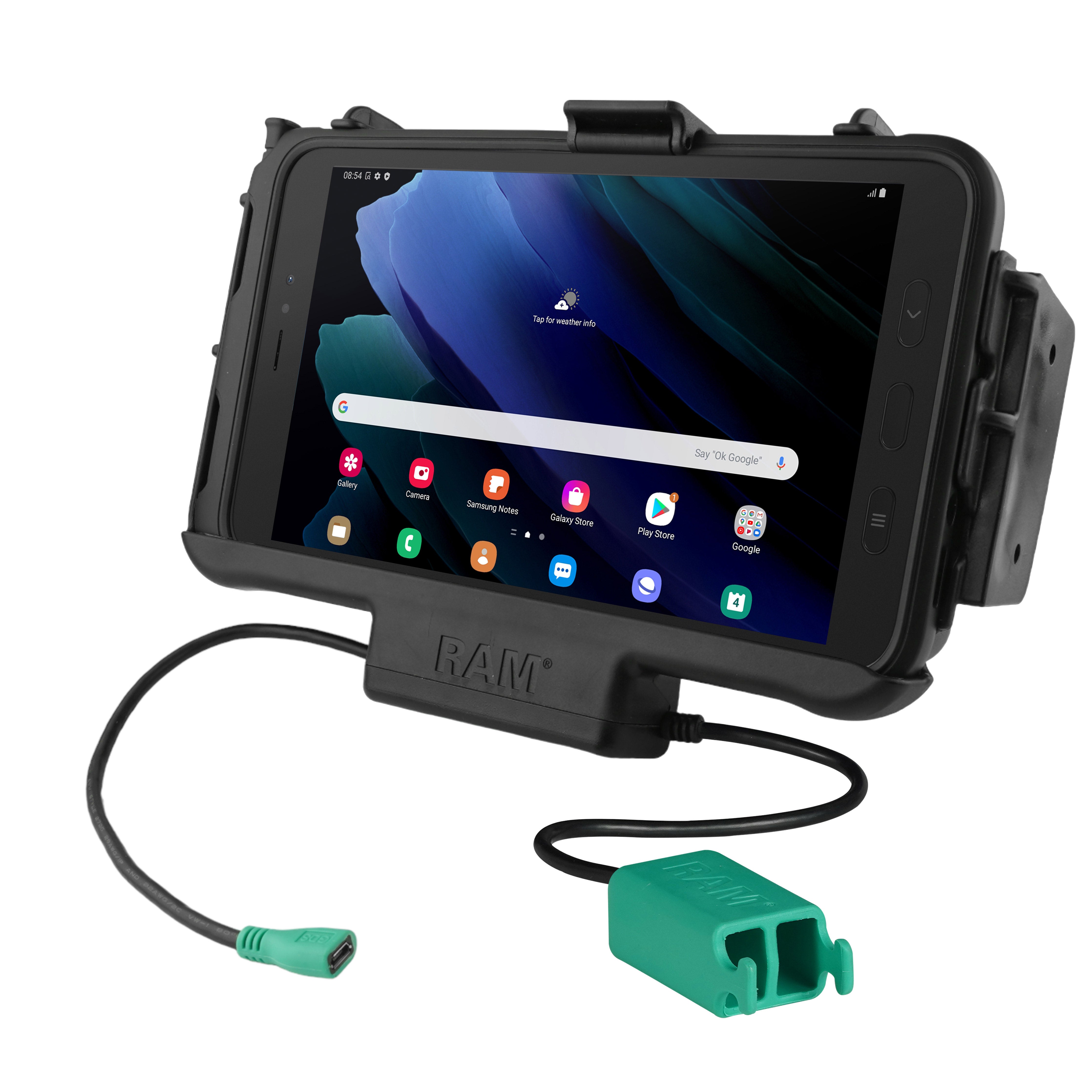 RAM® EZ Roll'r™ modulärt dubbel USB-dock för Samsung Tab Active5 & 3