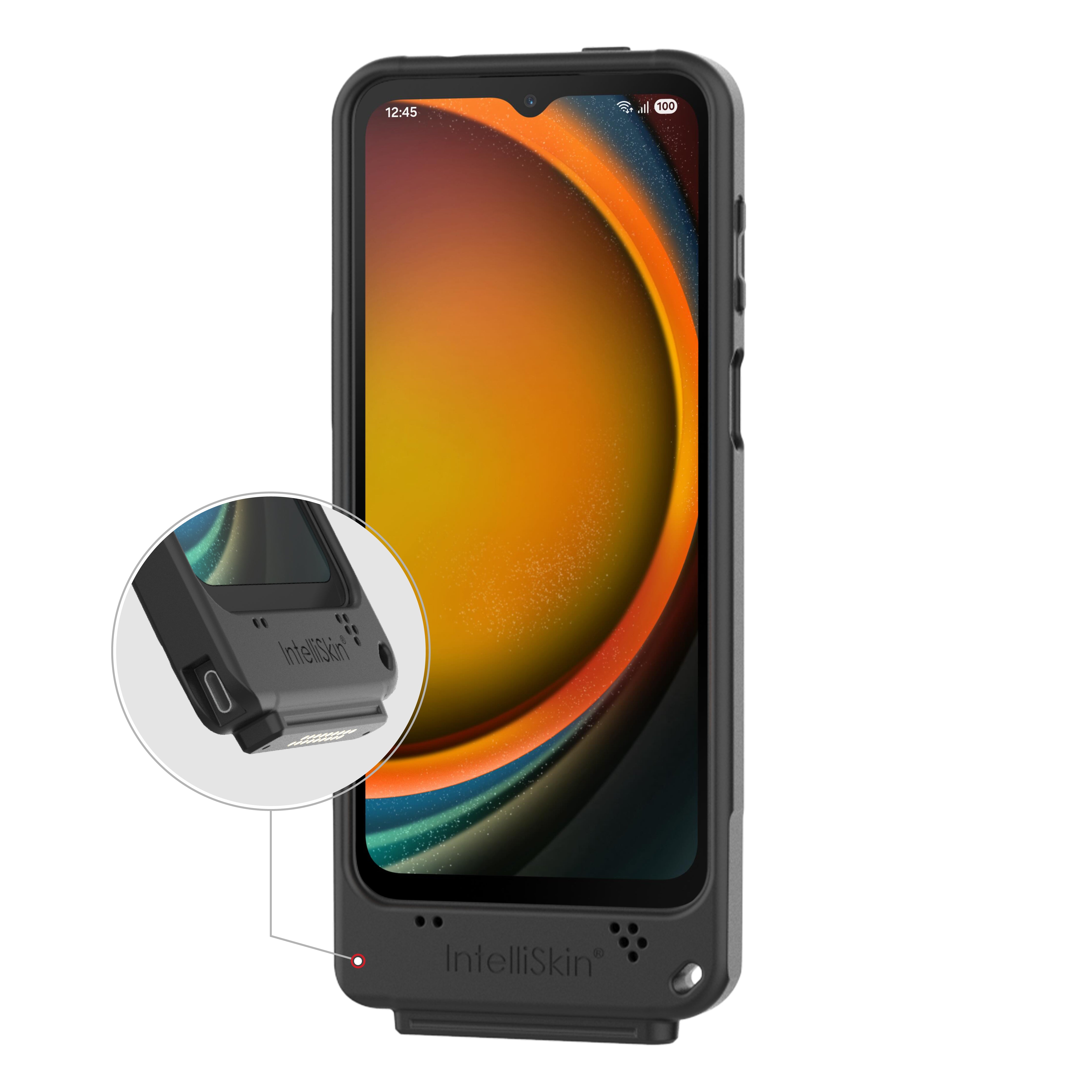 IntelliSkin® voor Samsung XCover7 Pro & 6 Pro met externe USB-C poort