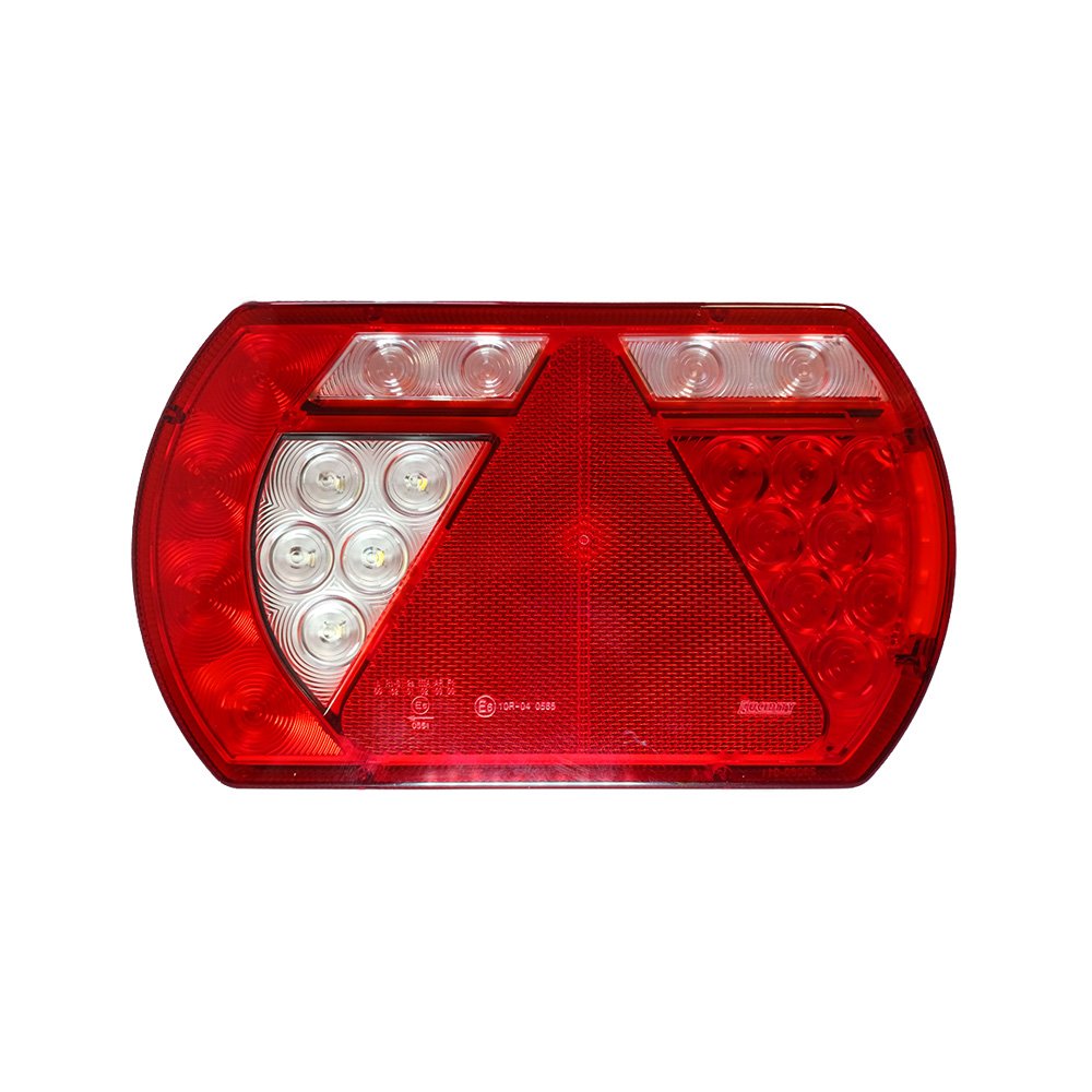 Achterlicht LED 12V 7-functie 6-pin links