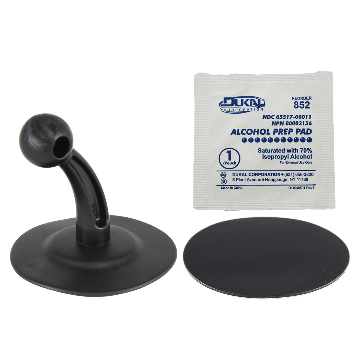 Base de tableau de bord autocollante RAM® Lil Buddy™ avec rotule RAM® Snap-Link™
