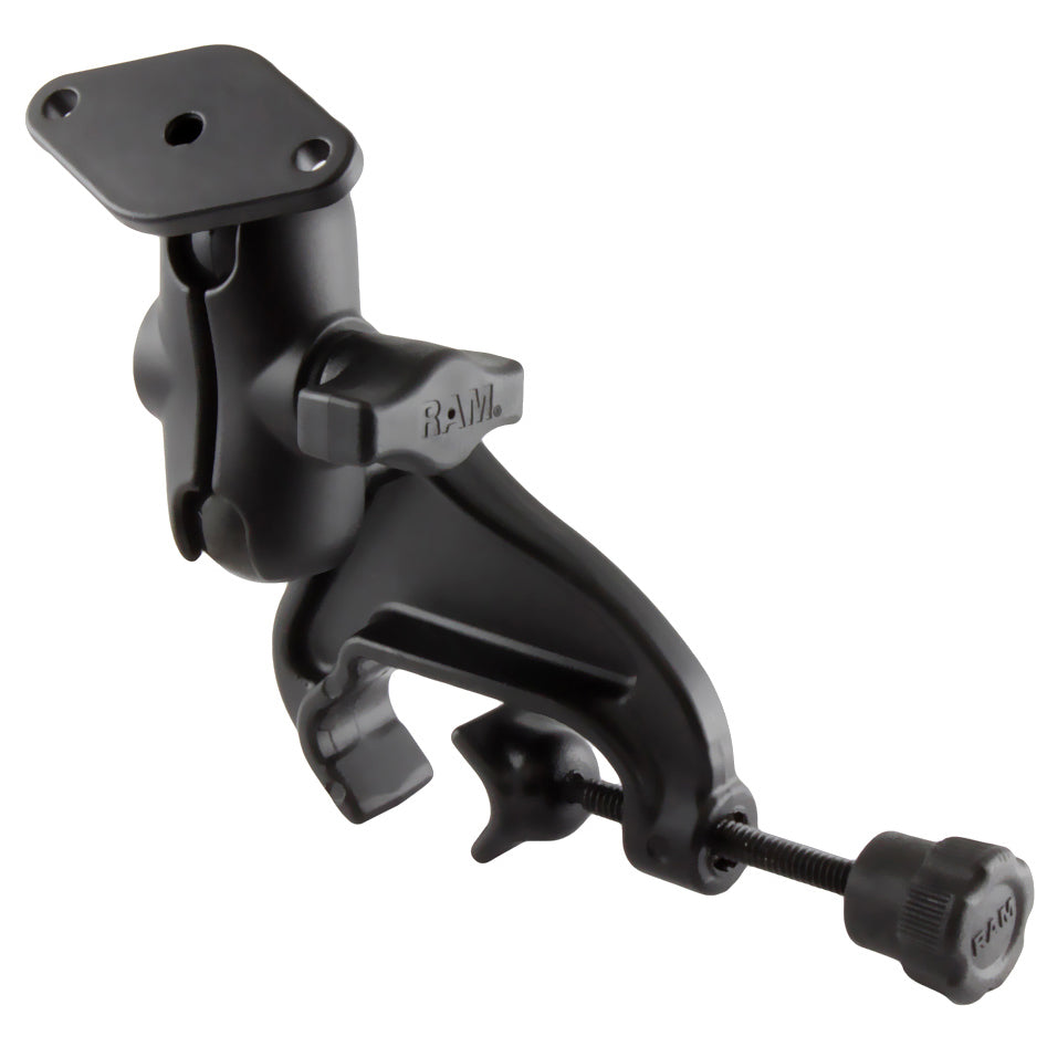 RAM® dubbele kogel-jukklemhouder met ruitvormige plaat – kort