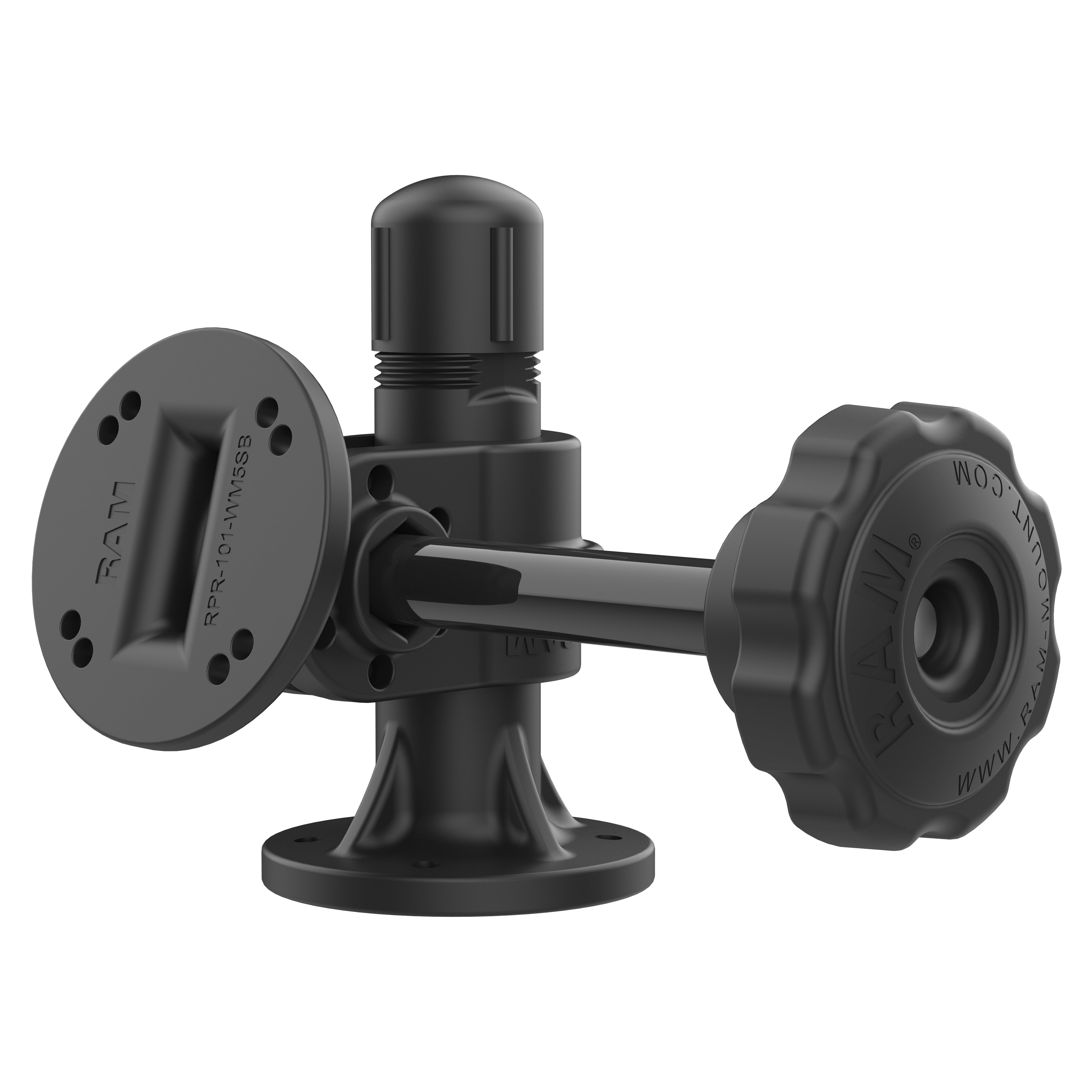 RAM® draai- & kantelhouder met 4-gaats AMPS-gatenpatronen