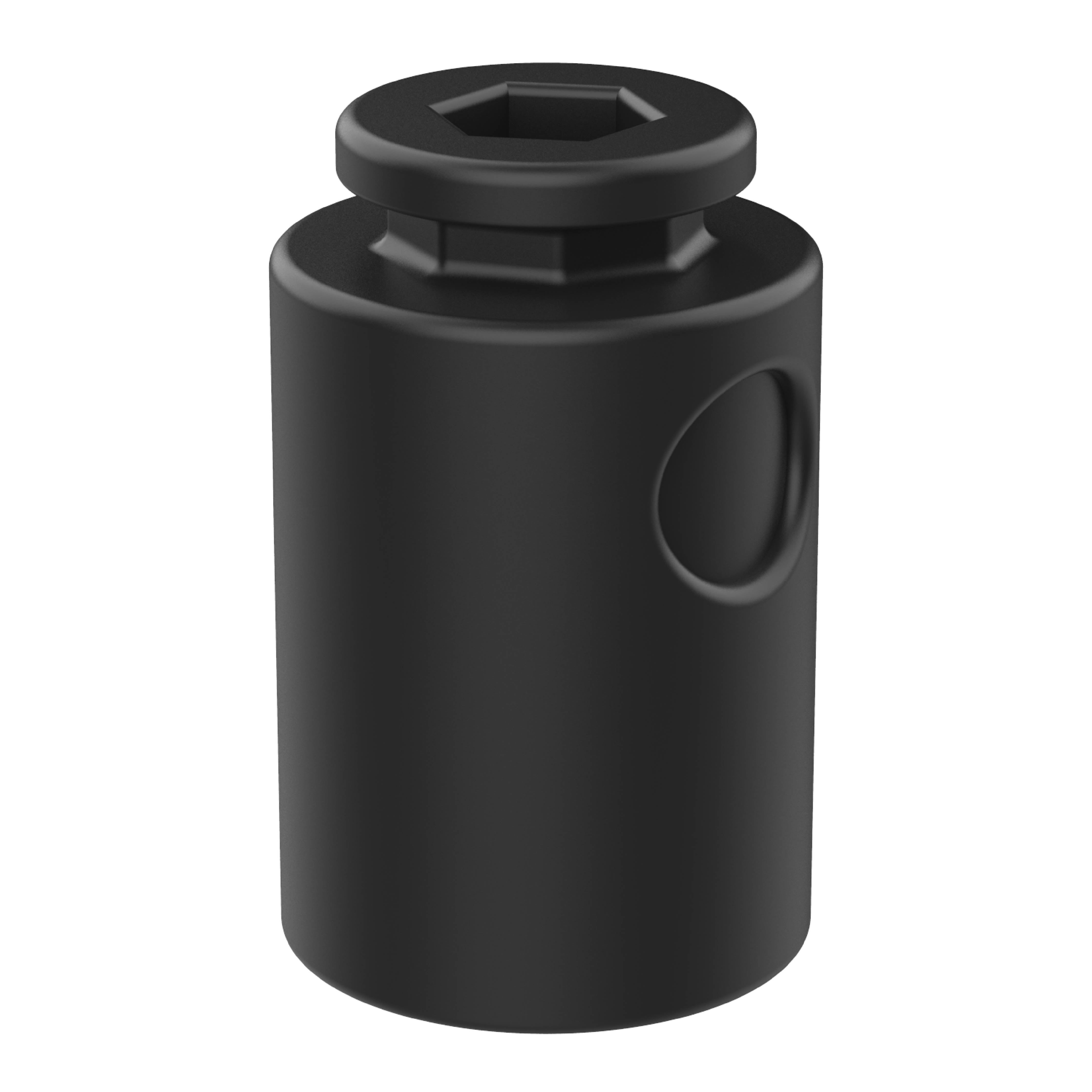 Ventosa de tubo de PVC RAM® con Octagon Button de composite