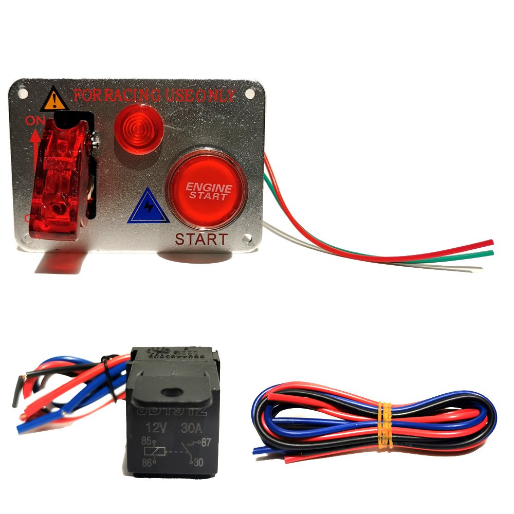 Panneau de démarrage racing 12V