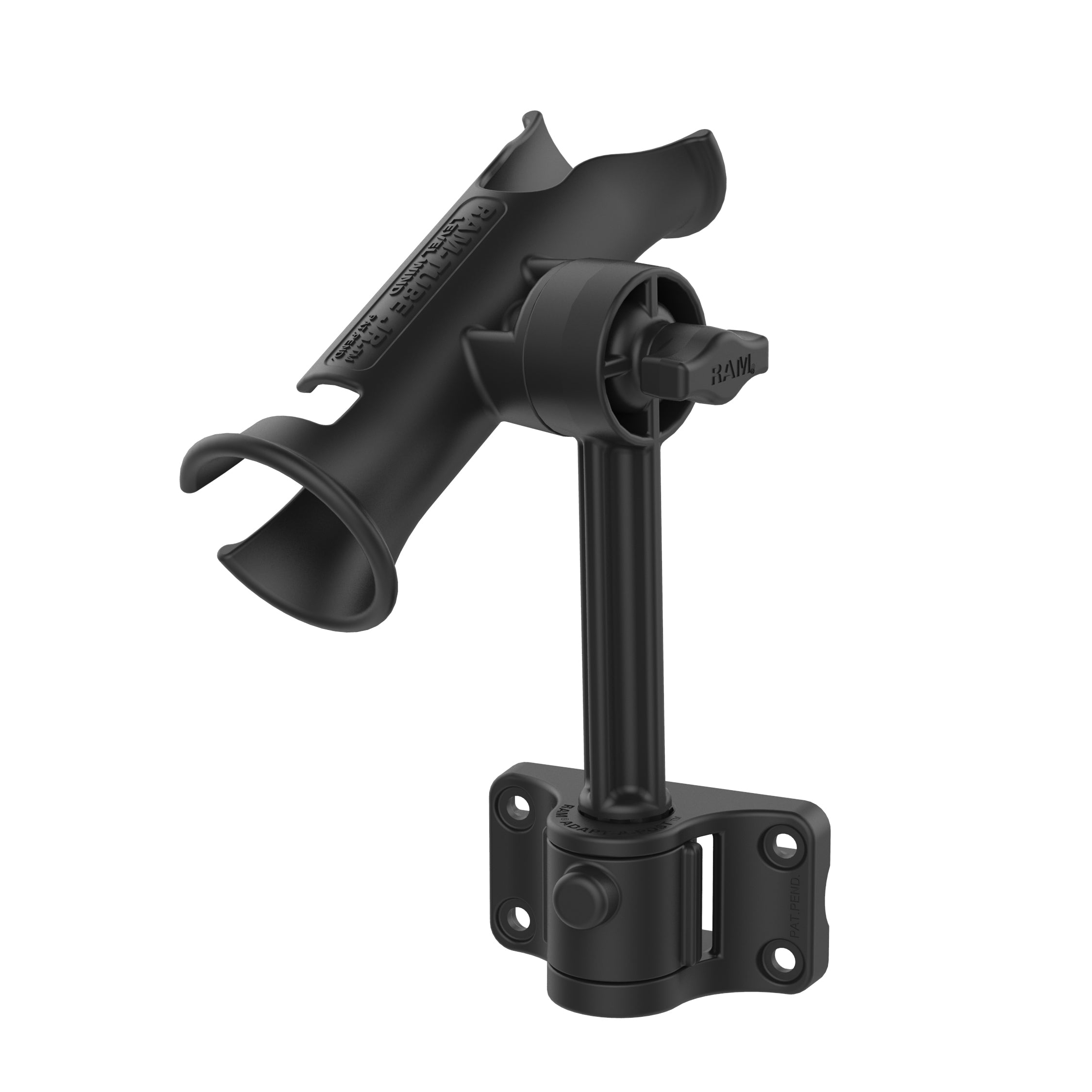 RAM® Tube Jr.™ met RAM® Universal Adapt-A-Post™ schotbasis