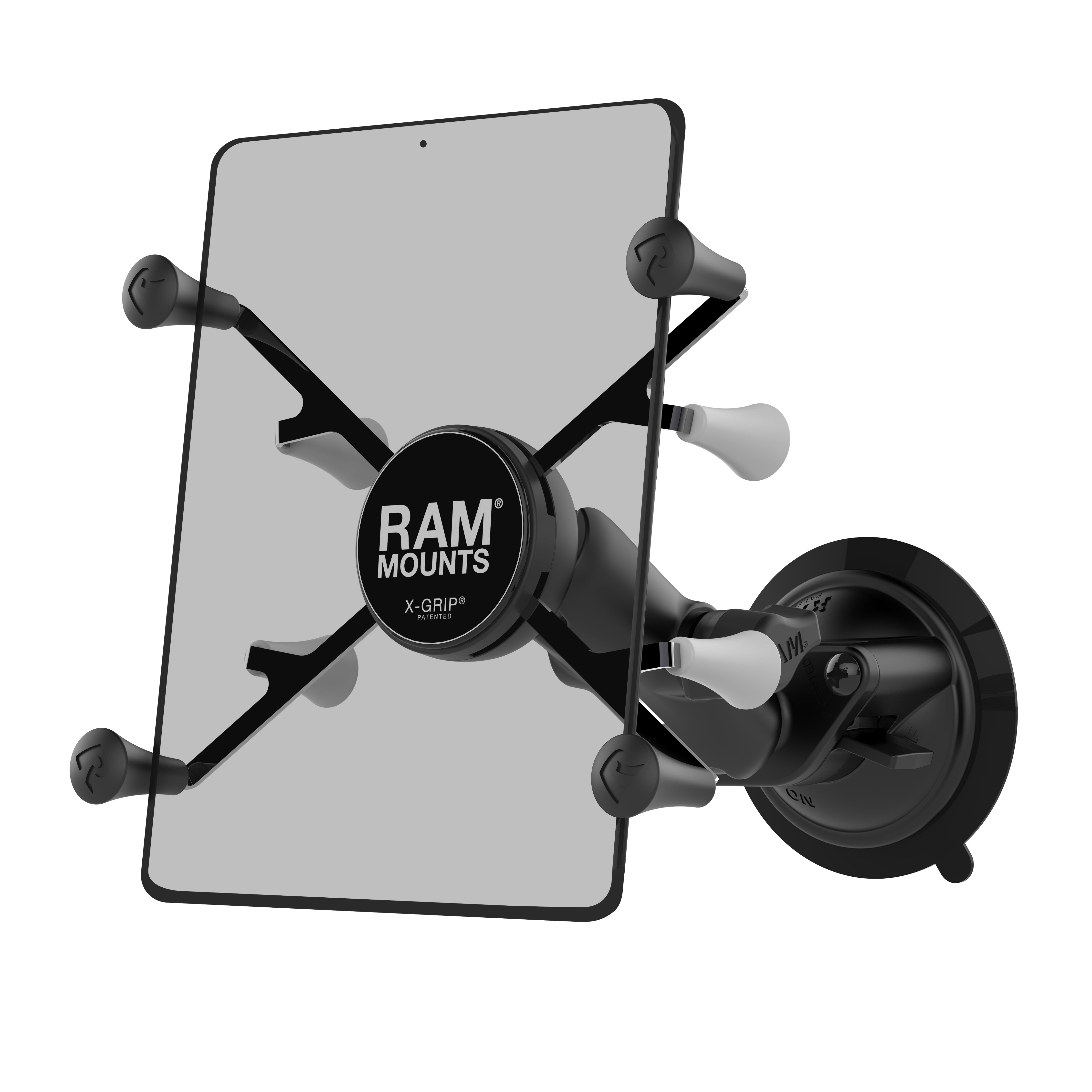 RAM® X-Grip® met RAM® Twist-Lock™ zuignaphouder voor 7"-8" tablets