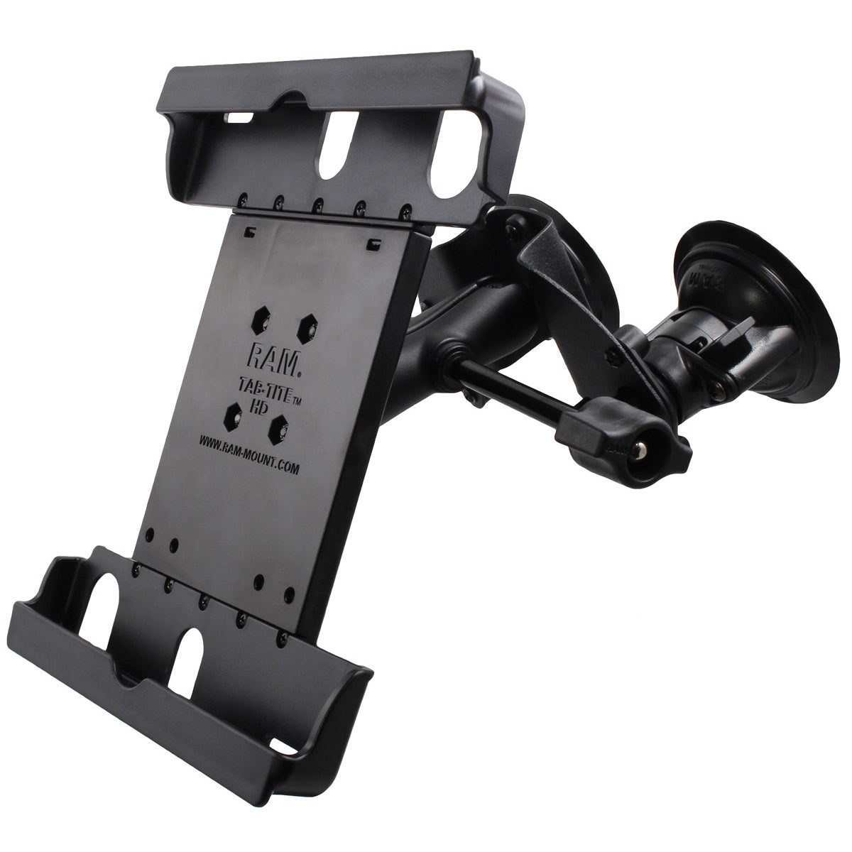 RAM® Tab-Tite™ met RAM® Twist-Lock™ dubbele zuignap voor tablets met hoezen