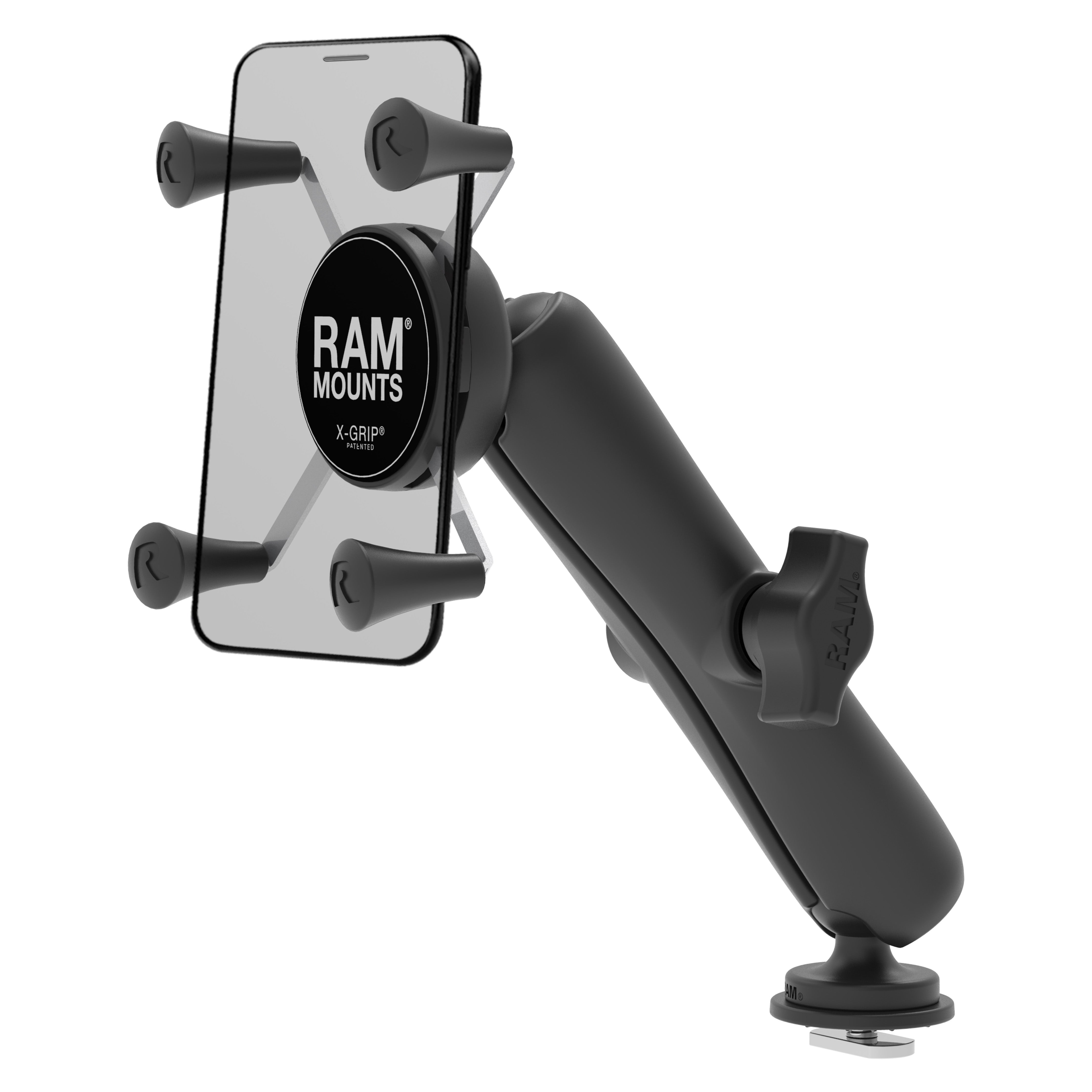 RAM® X-Grip® telefoonhouder met Track Ball™ basis - lang