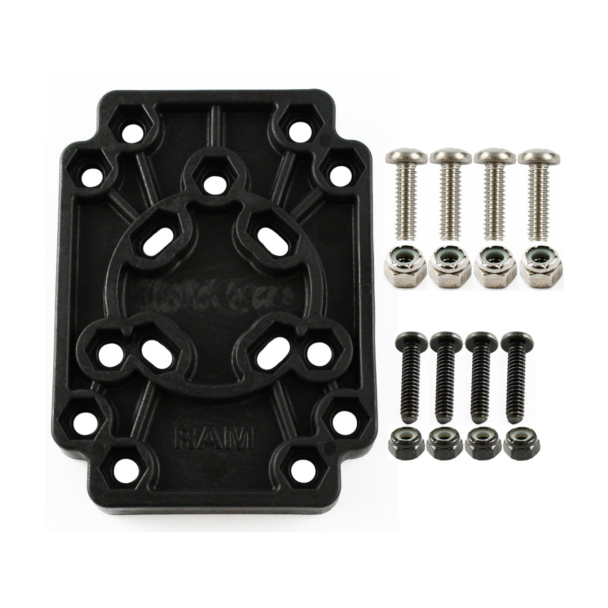 Adattatore a piastra con schema fori RAM® Adapt-To-RAM™