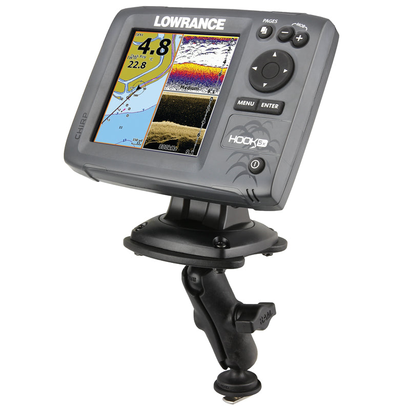 RAM® Track Ball™ composiet fishfinder-houder voor Humminbird-apparaten