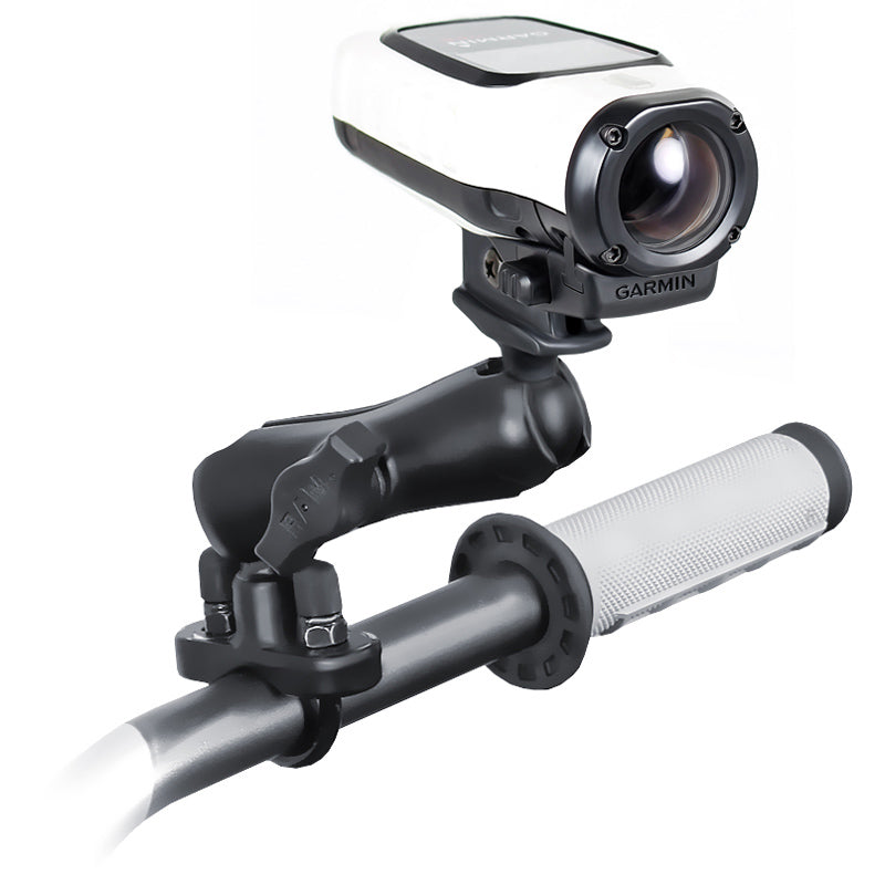 RAM® stuur-U-bout dubbele kogelhouder met Garmin VIRB™ camera-adapter