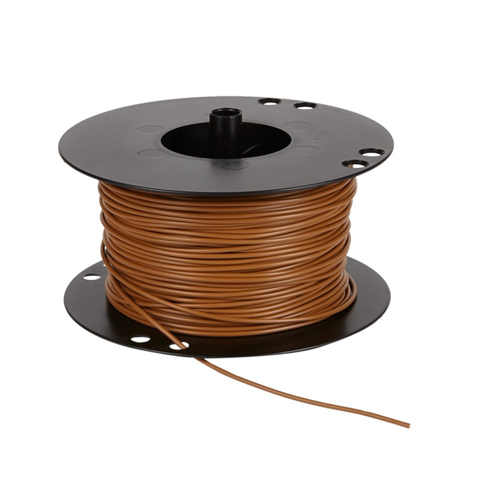 Ledning 0,75mm² 100m spole brun