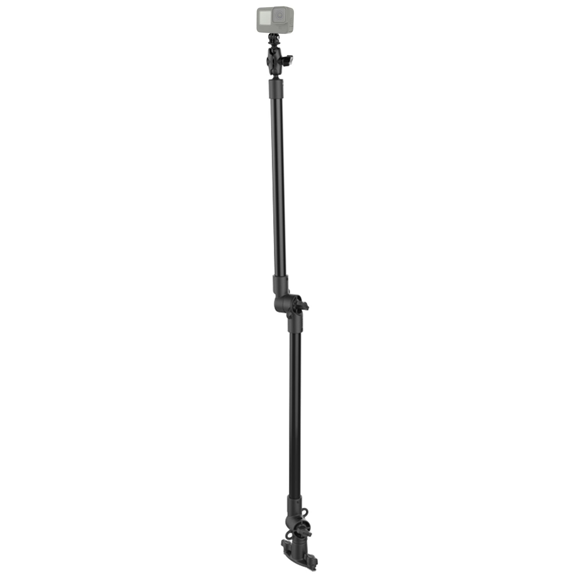 RAM® Tough-Pole™ 48" actioncamerahouder met dubbele buis en railbasis