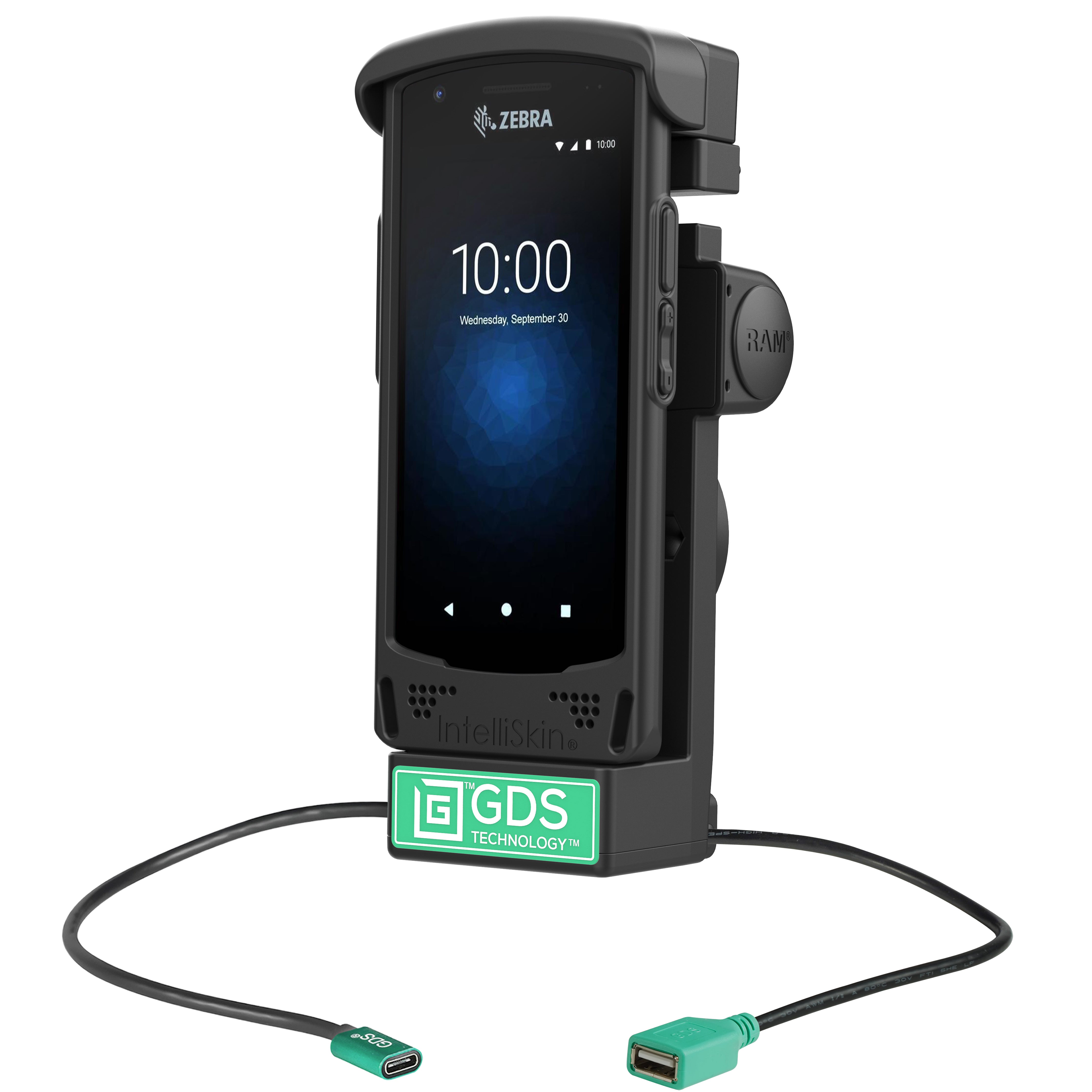GDS® gevoede dock + USB-A voor Zebra EC50/55