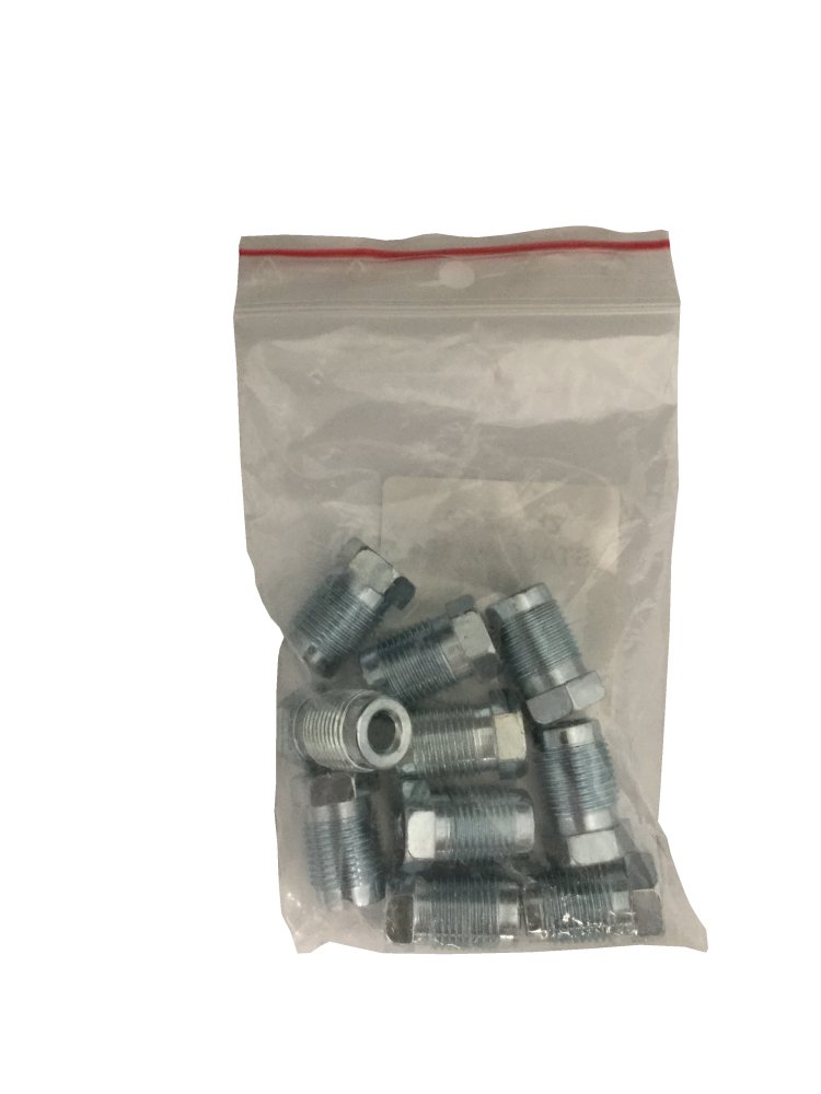 Nippels M12x1 buitendraad voor 4,75mm remleiding (10 stuks)