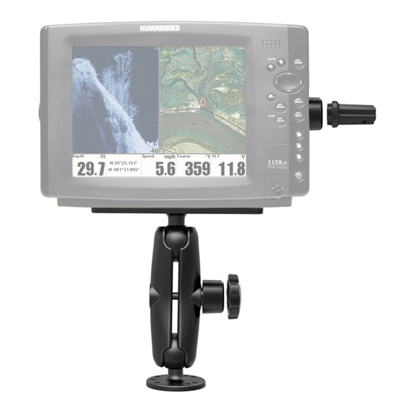 RAM® Pin-Lock™ houder voor mariene elektronica met Gimbal-knop - C-formaat medium