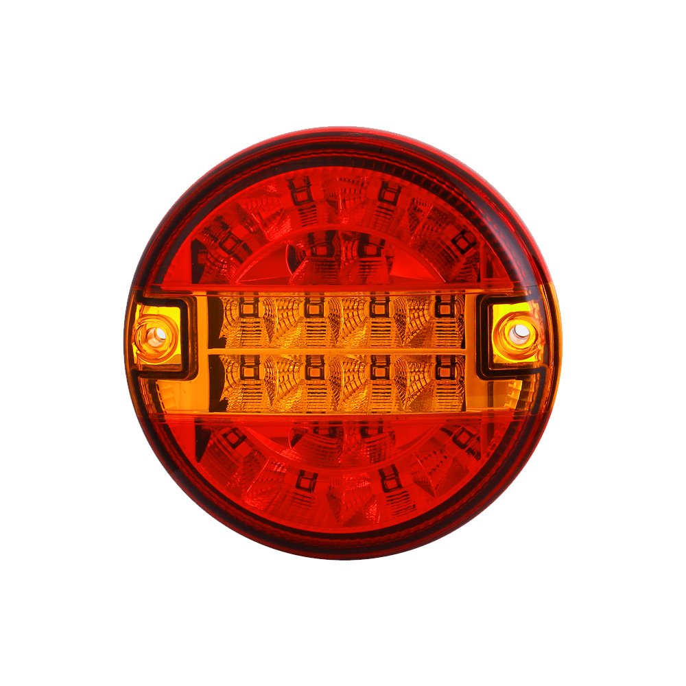 Achterlicht hamburger LED 12-24V 3-functie Ø140mm 58,5mm