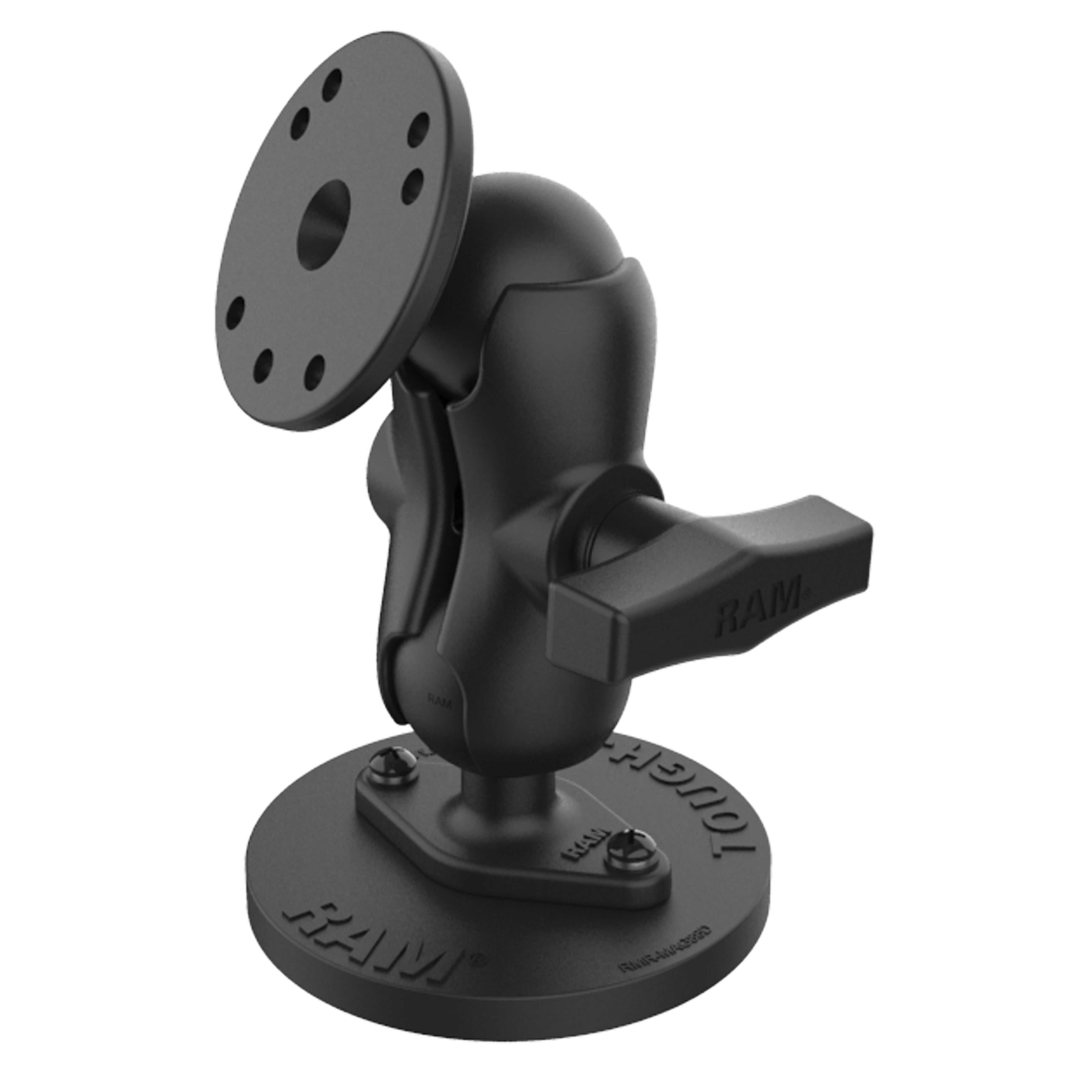 Magnetyczny uchwyt RAM® Tough-Mag™ heavy duty z okrągłą płytą - Krótki