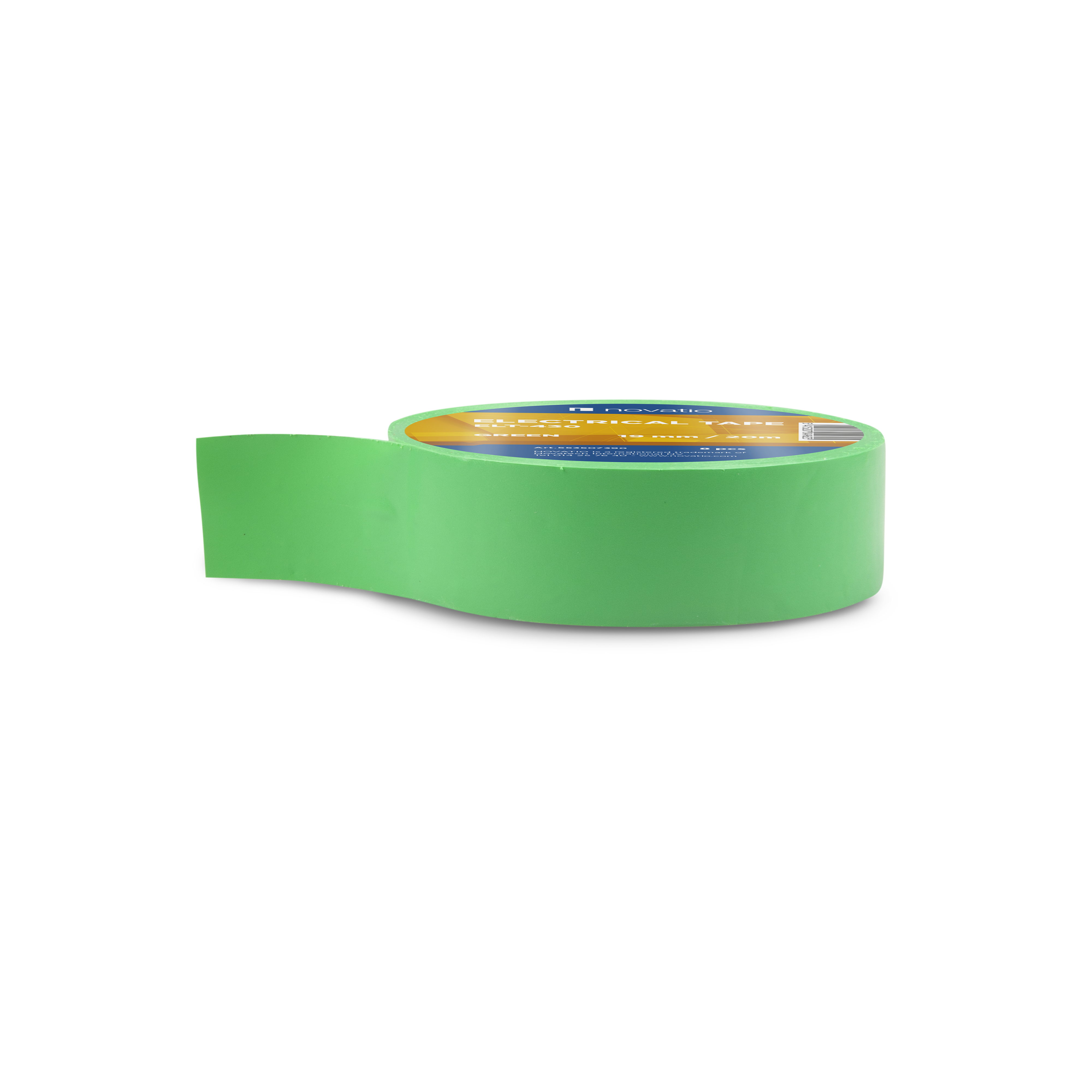 Novatio Electrical Tape Green 19MMx20M 1=8PCS