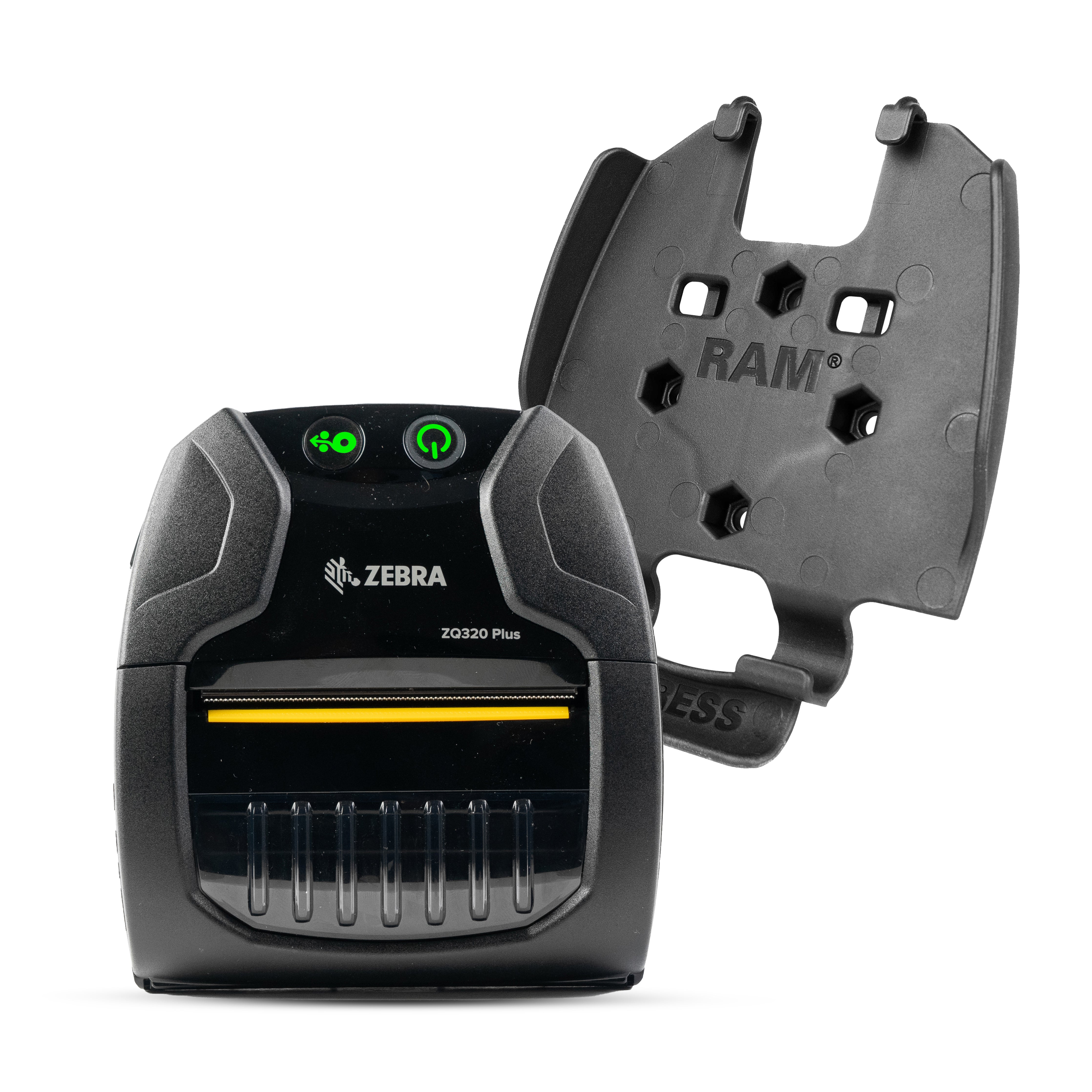 Soporte de liberación rápida RAM® para impresora Zebra ZQ320 Series