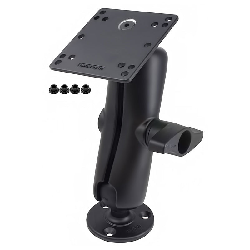 RAM® dubbele kogelhouder met staalversterkte 100x100mm VESA-plaat